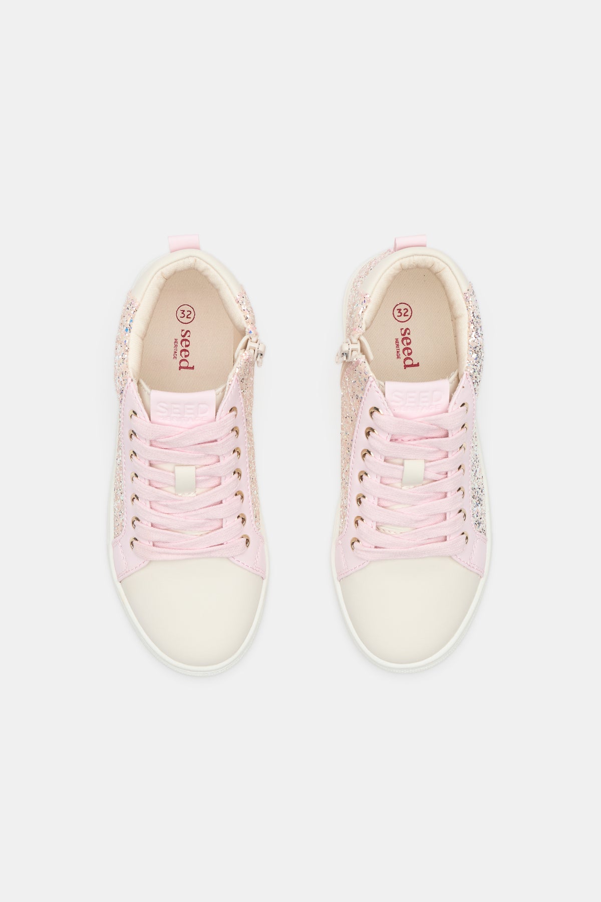 Glitter Heart High Top