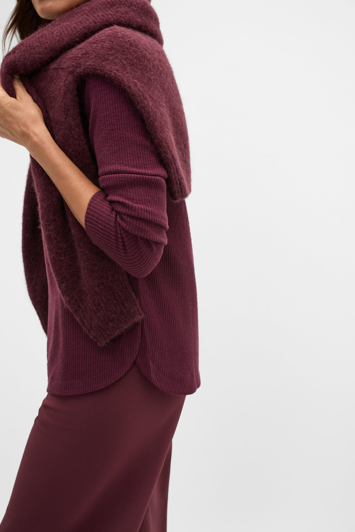 Supersoft Rib Relaxed Top