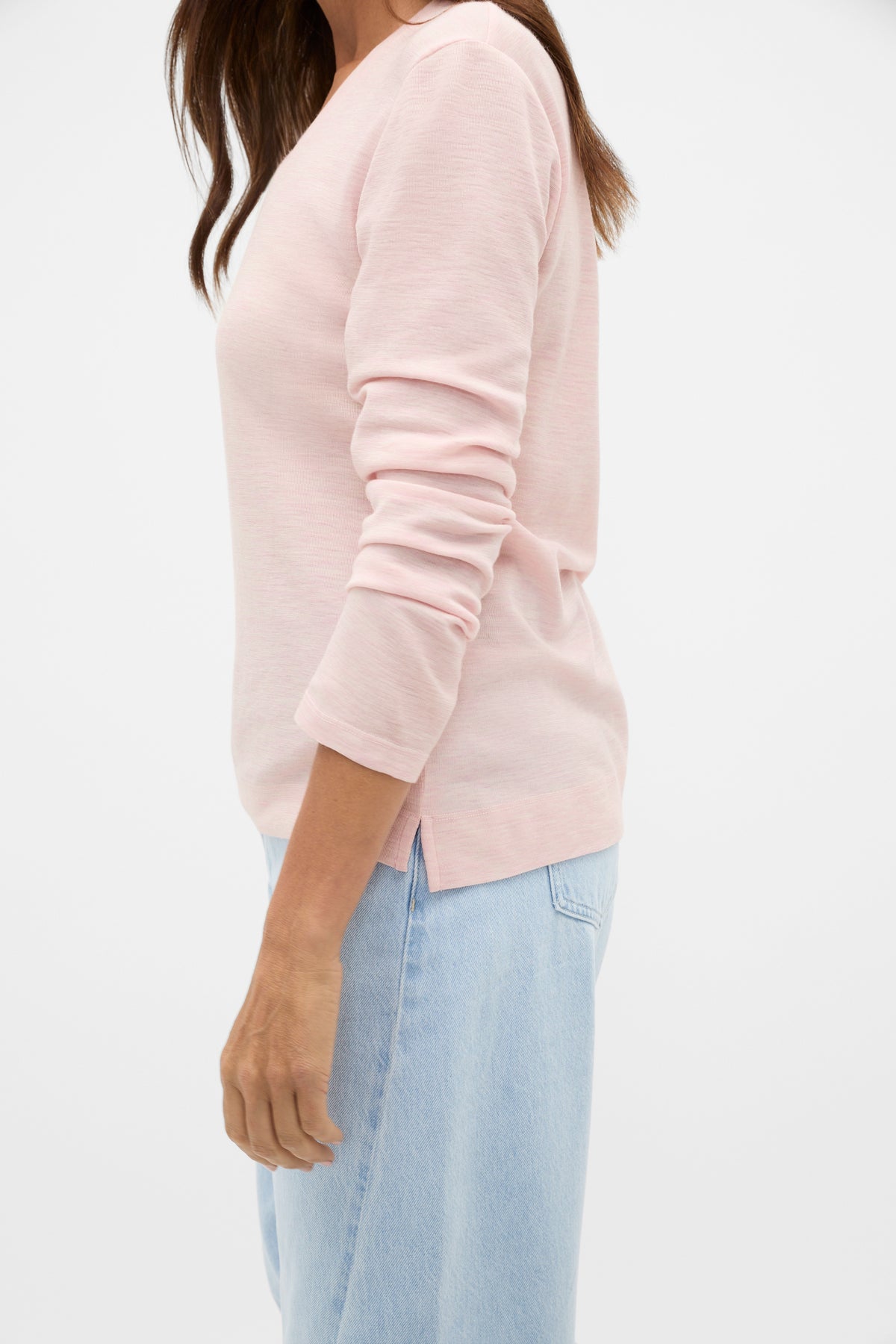 Australian Merino V Neck Top