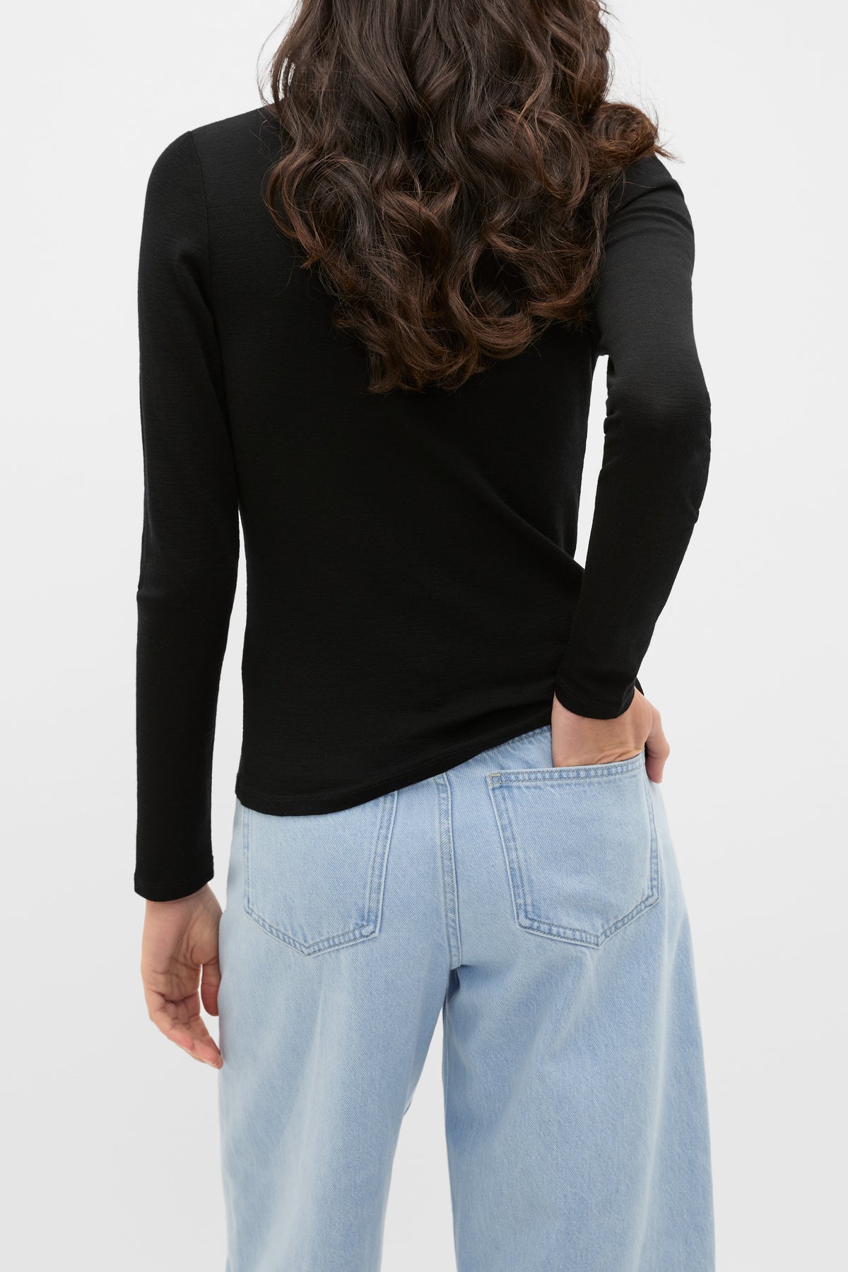 Australian Merino Scoop Neck Top