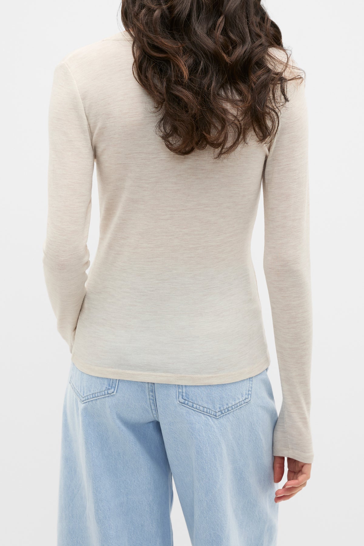 Australian Merino Scoop Neck Top