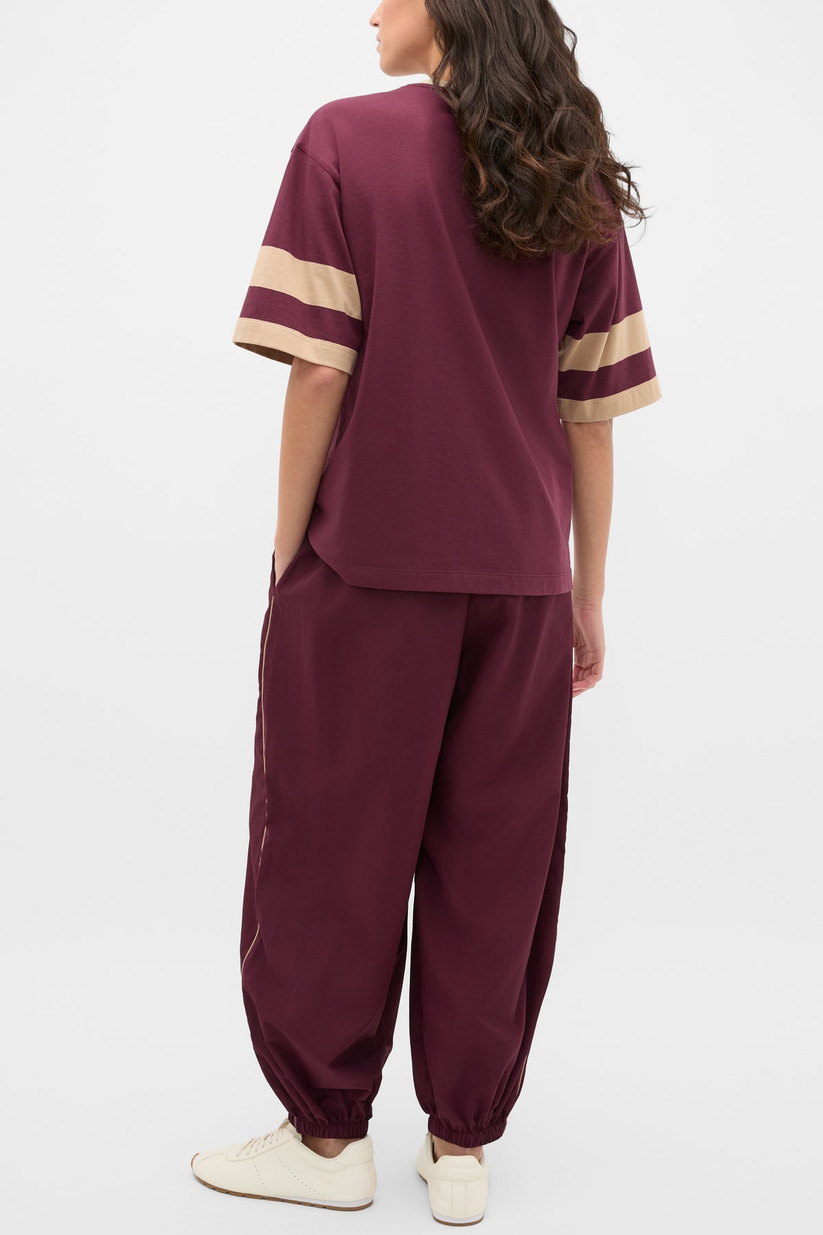 MD Cotton Contrast Boyfriend Tee