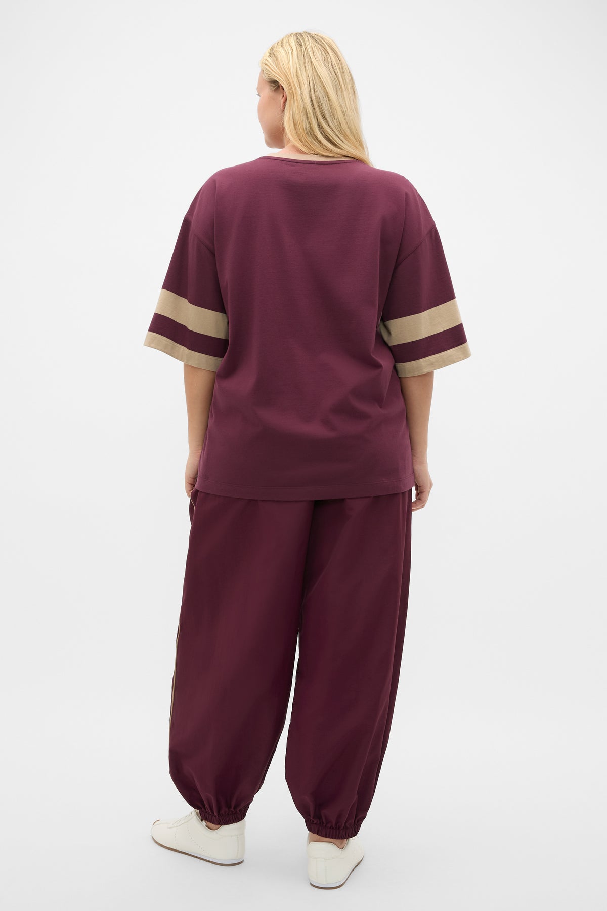 MD Cotton Contrast Boyfriend Tee