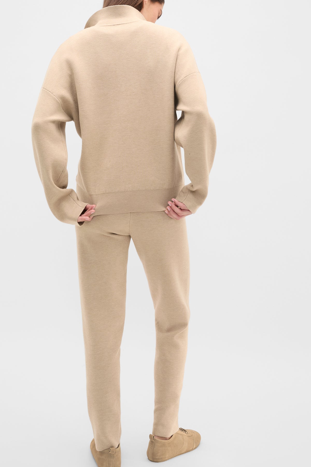 Double Knit Collared Sweater