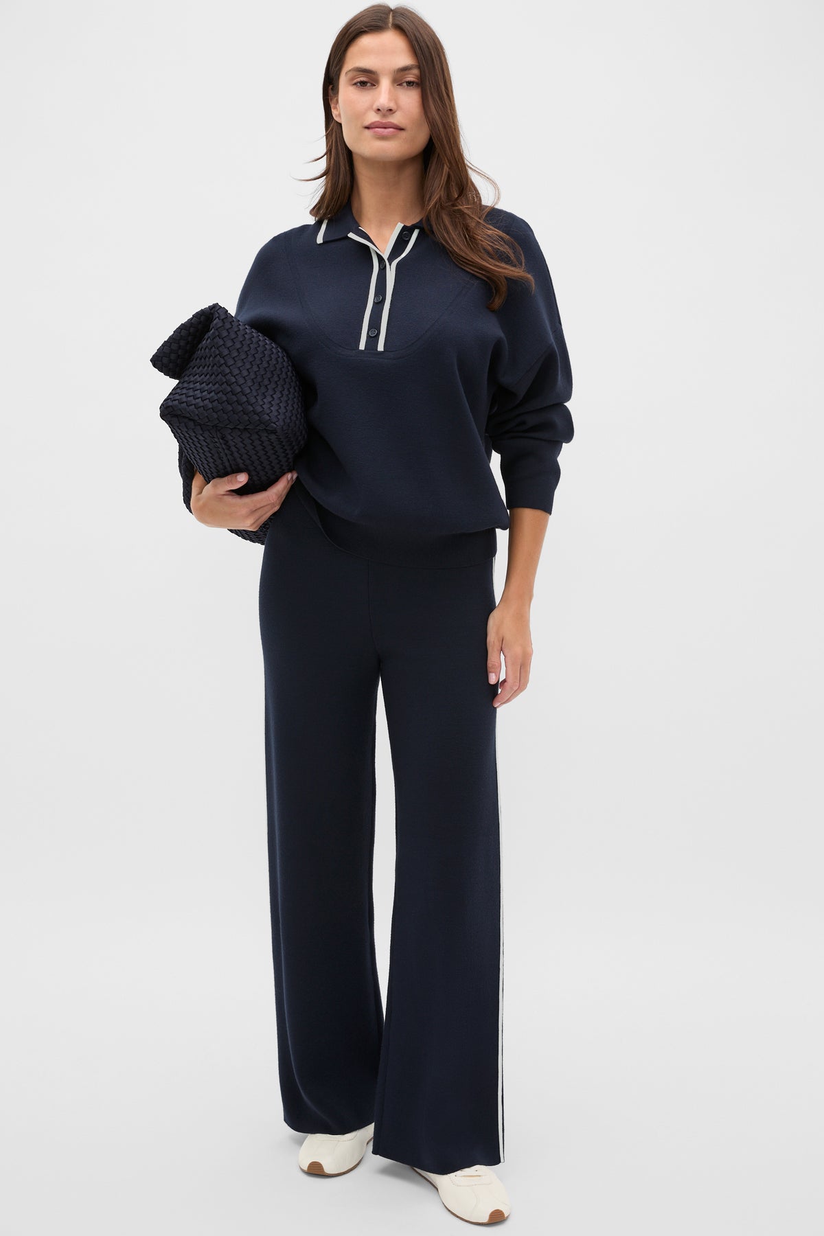 Double Knit Collared Sweater