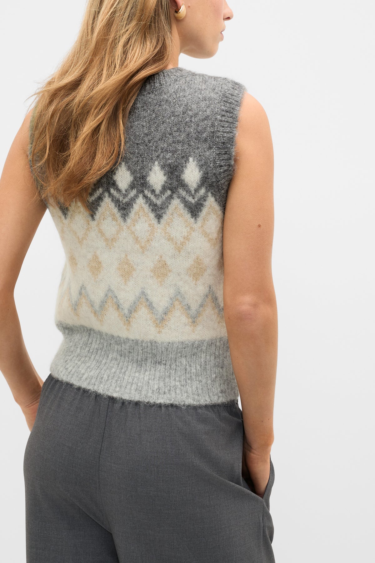 Argyle Knit Vest