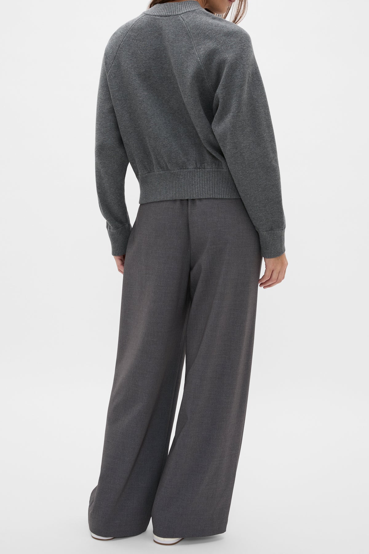 Double Knit Bomber Cardigan