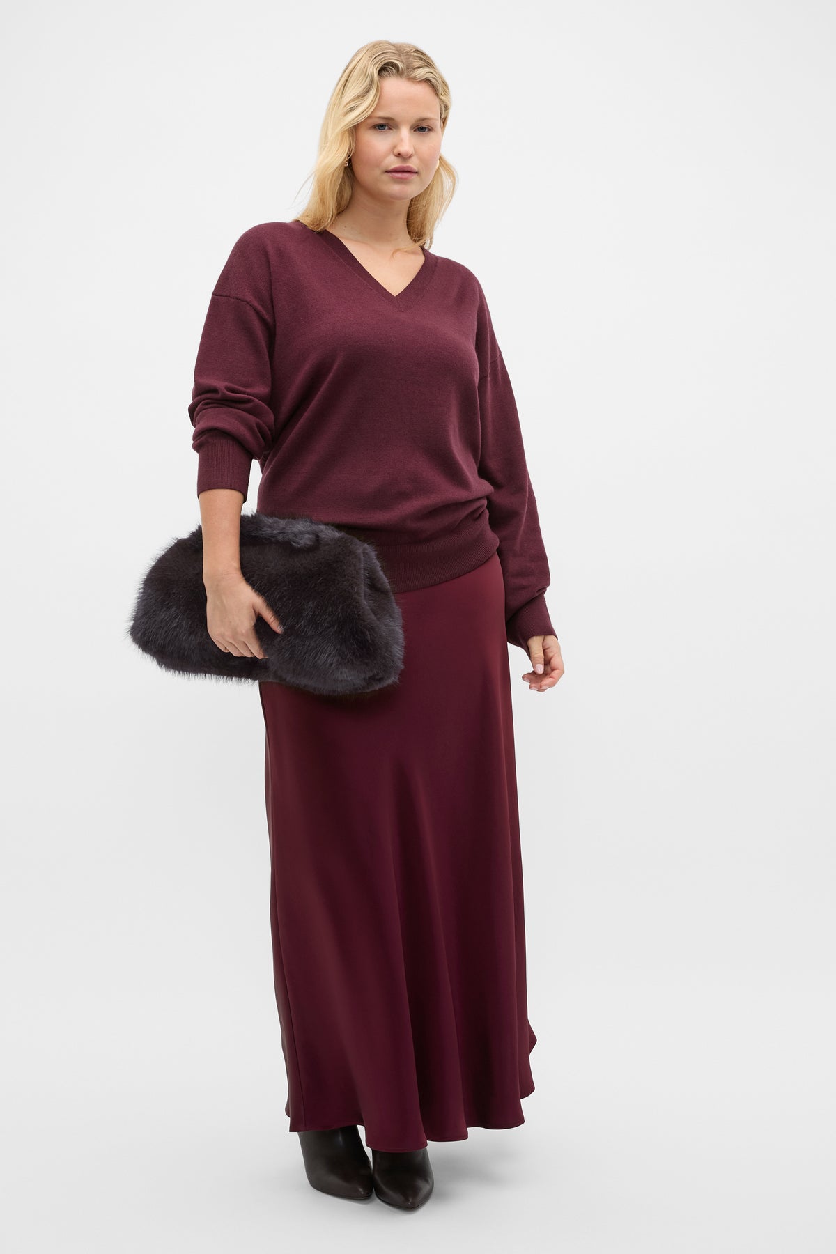 Australian Merino V Neck Knit
