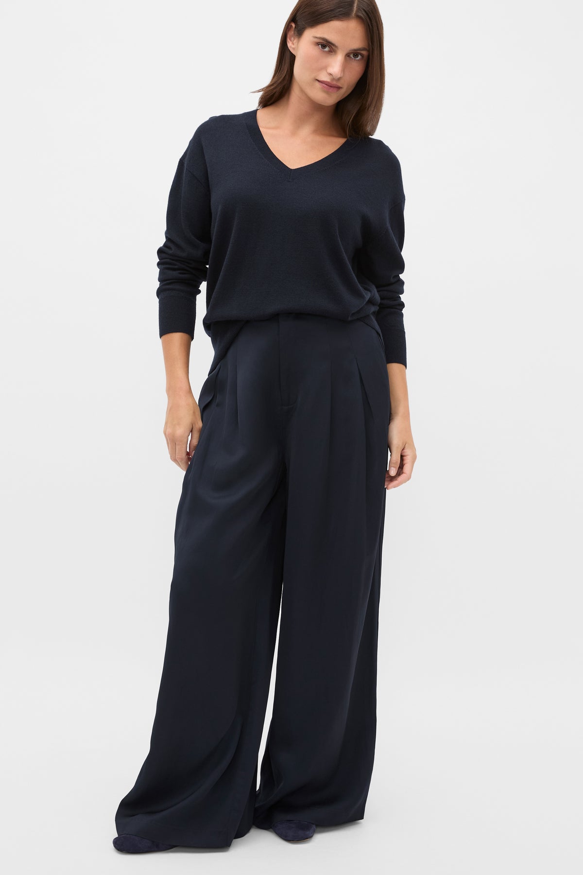 Australian Merino V Neck Knit