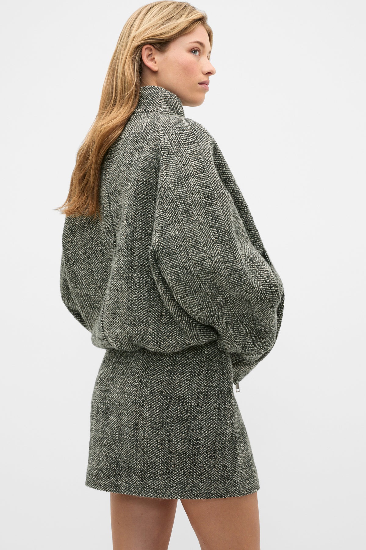 Textured Mini Skirt