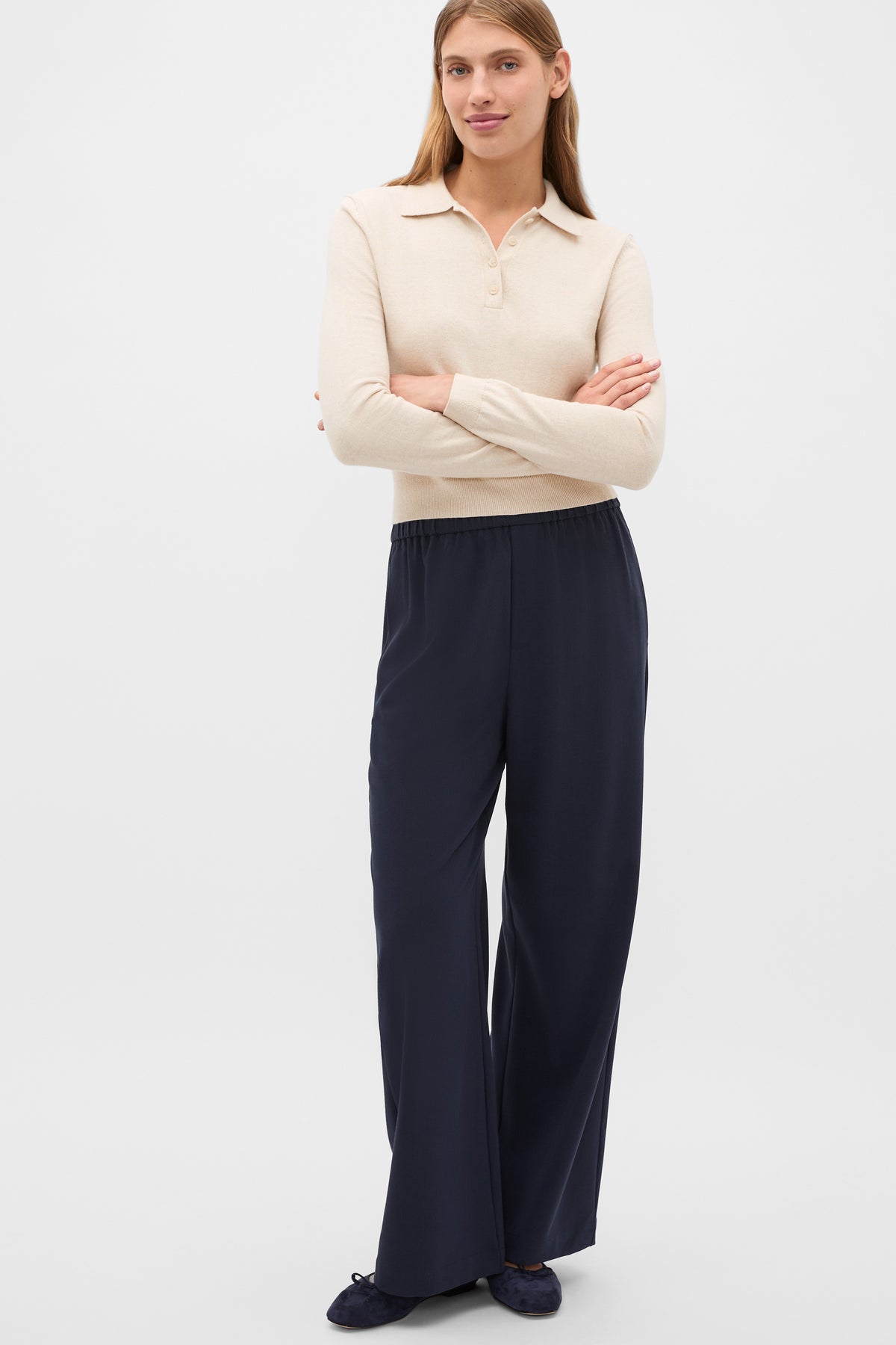 Elasticated Straight Leg Pant