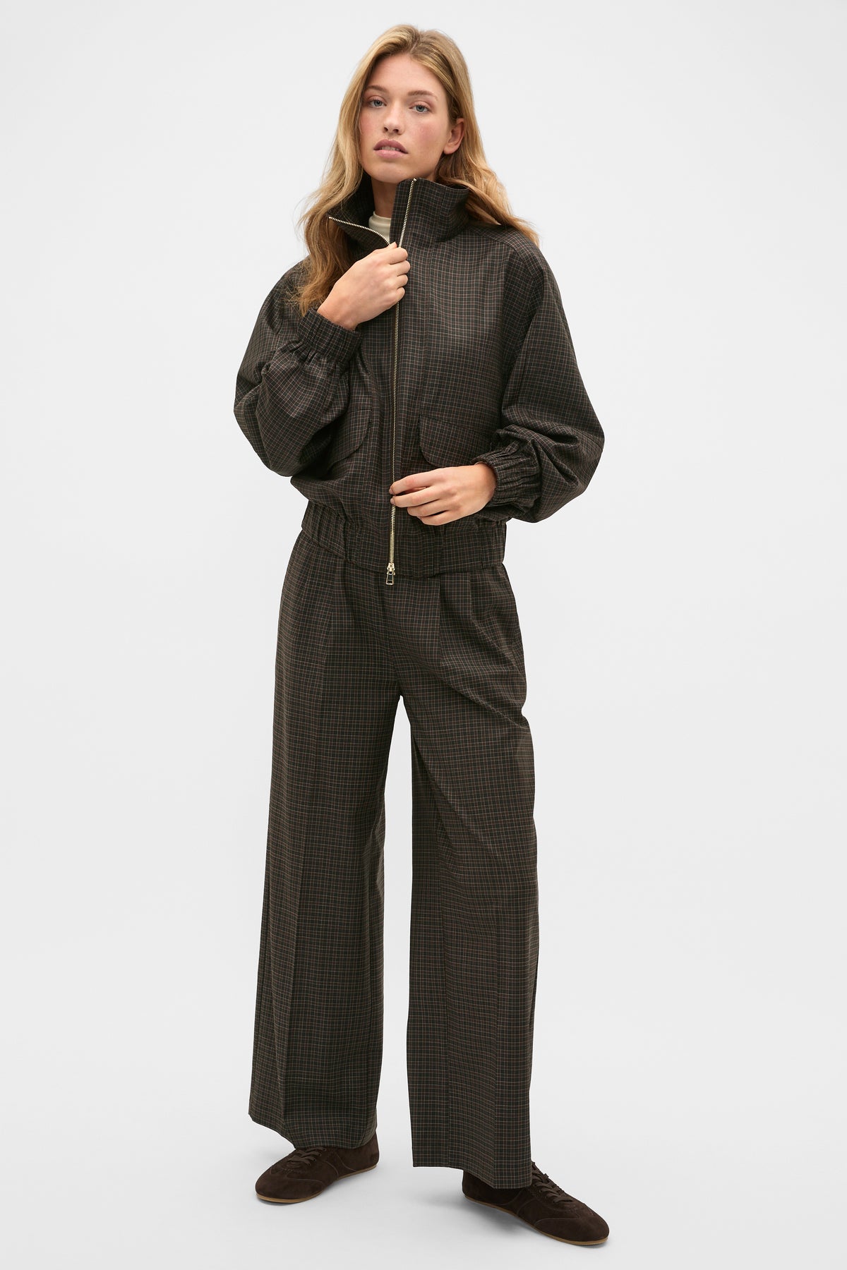 Check Elasticated Pant