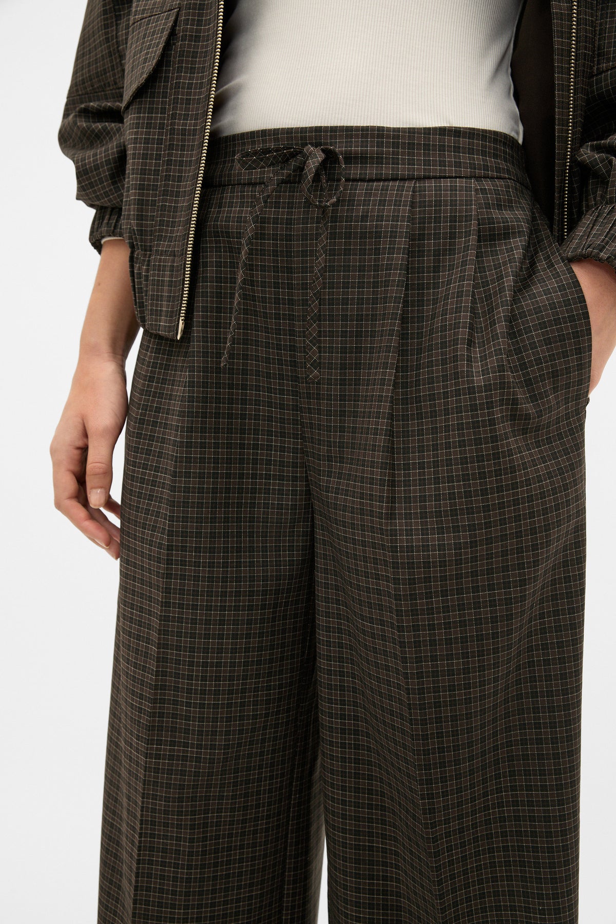 Check Elasticated Pant
