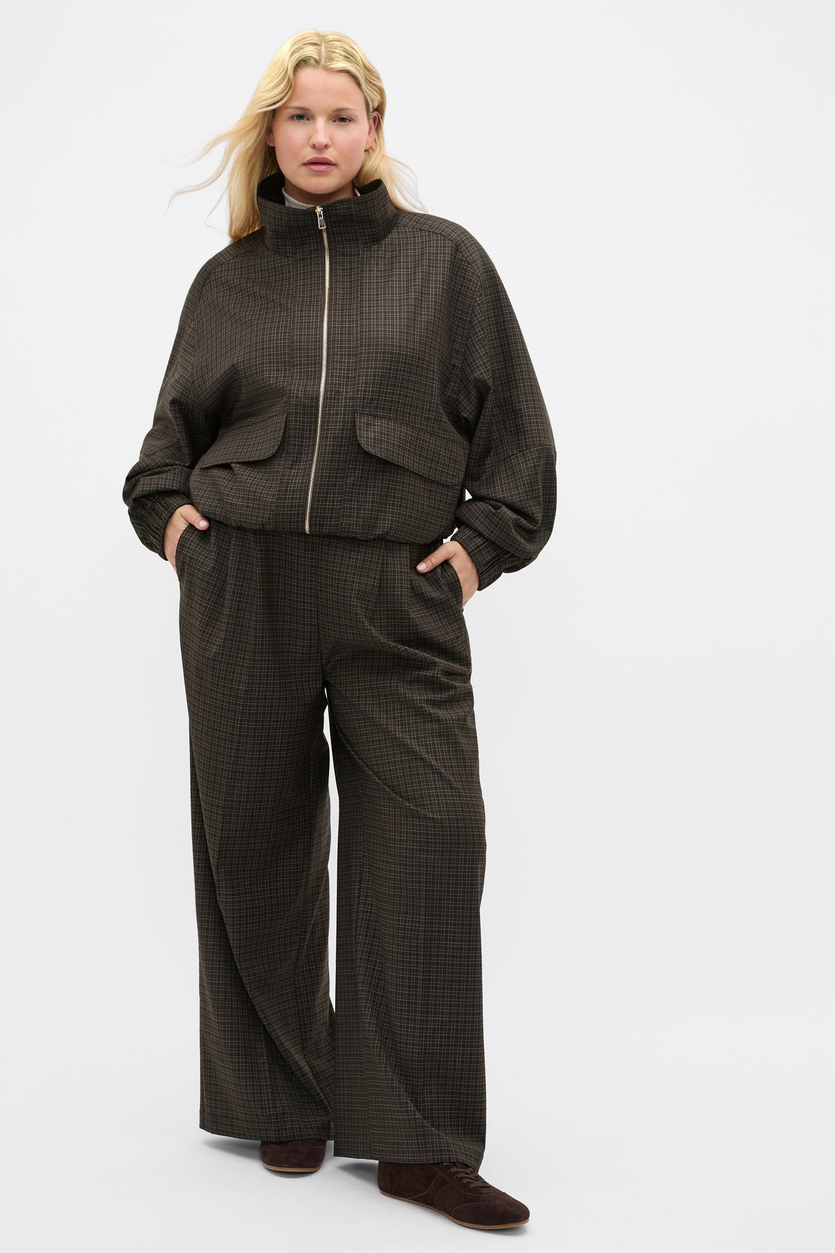 Check Elasticated Pant