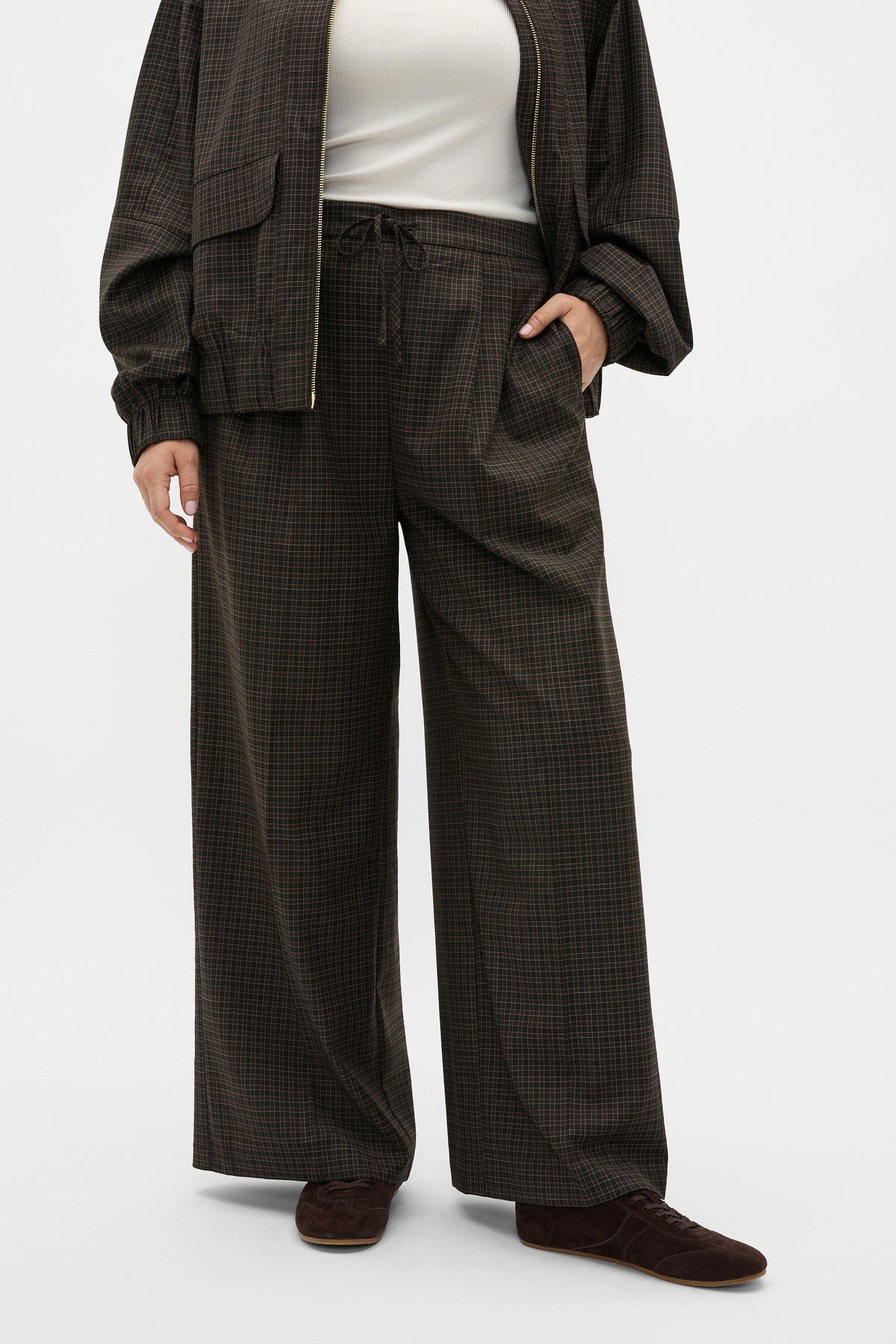 Check Elasticated Pant