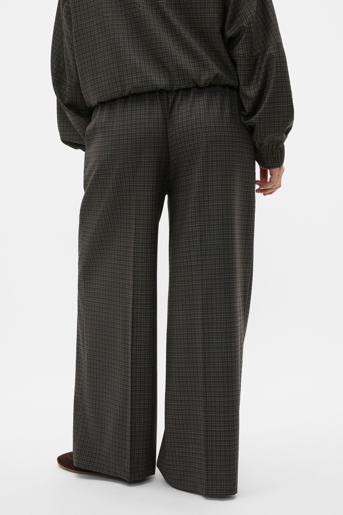 Check Elasticated Pant