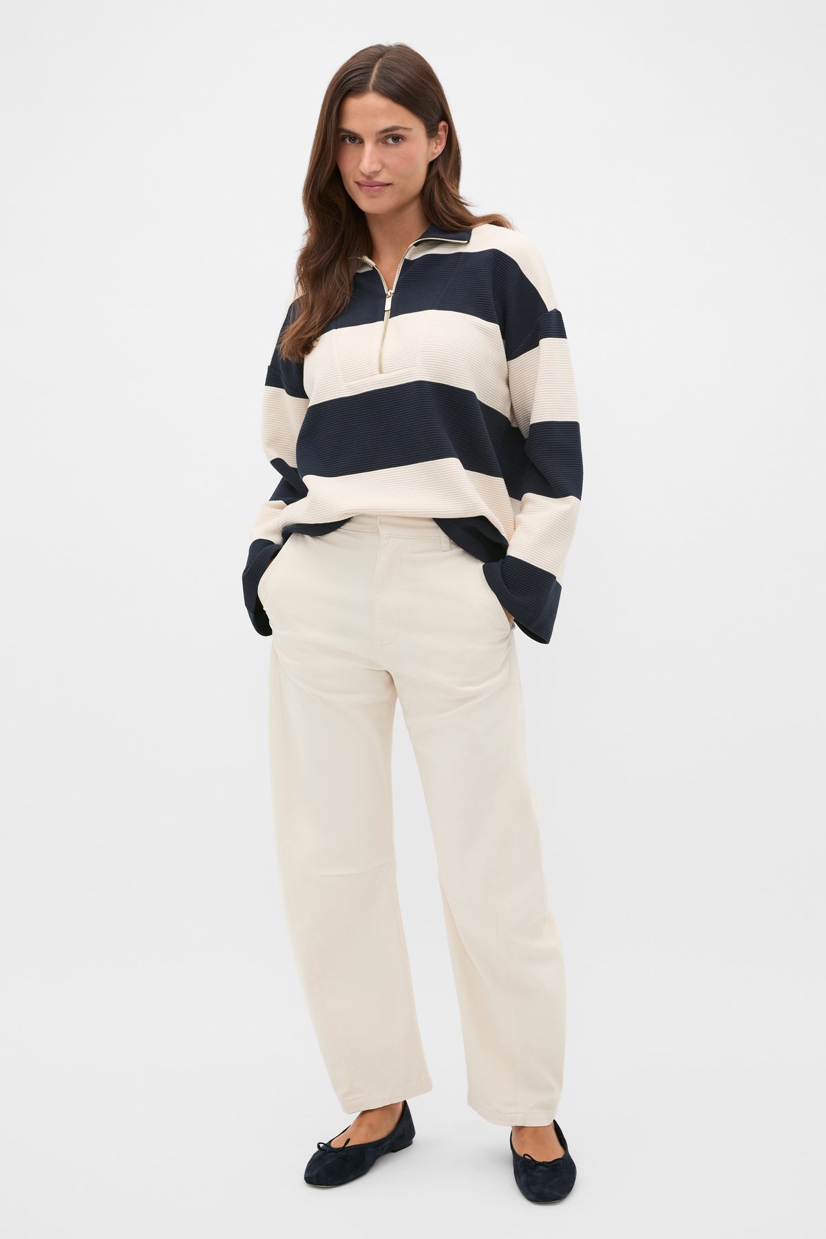 Twill Cotton Tapered Pant