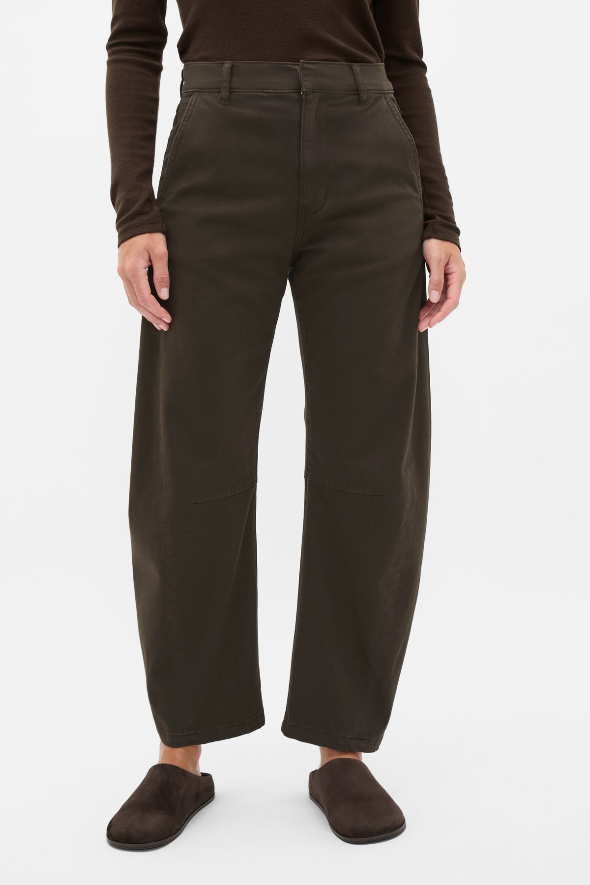 Twill Cotton Tapered Pant