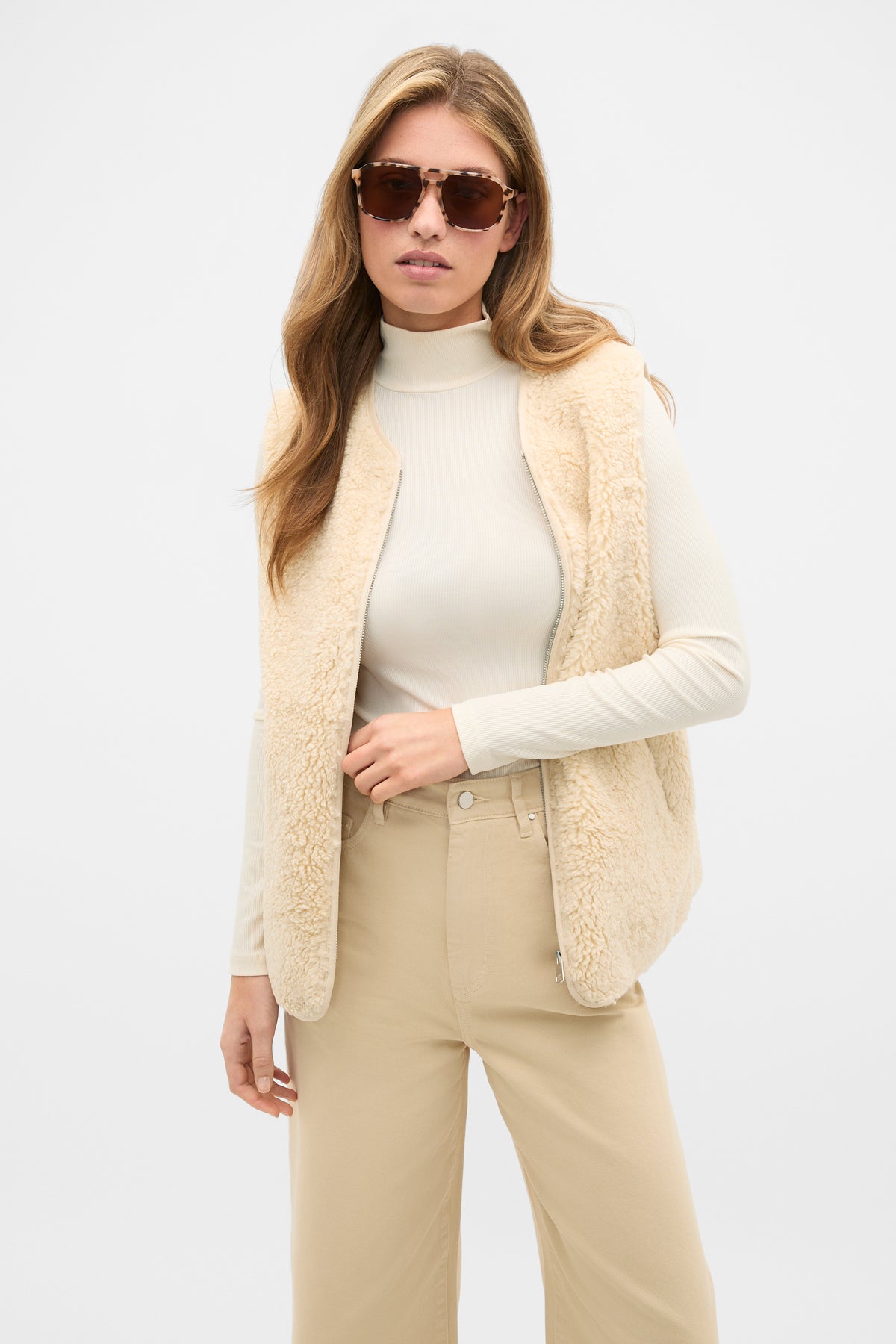 Shearling Vest