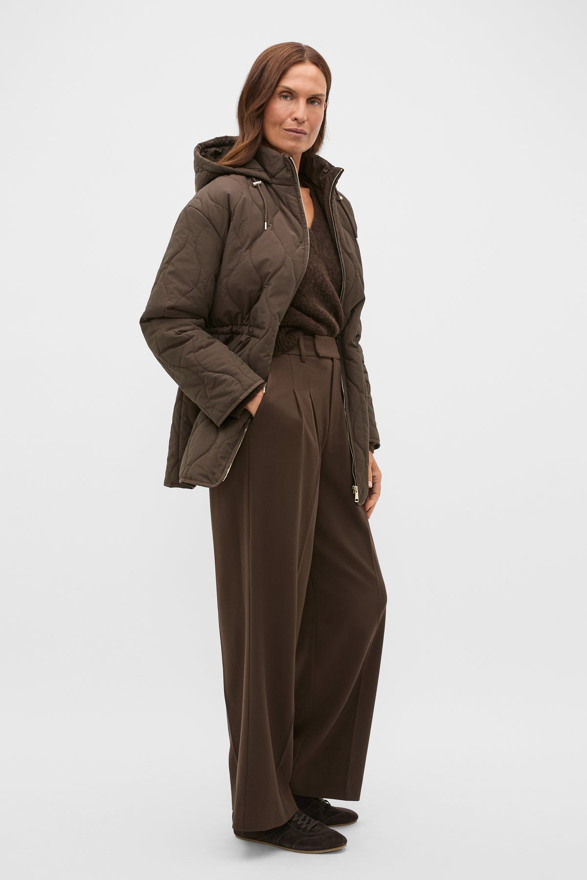 Quilted Drawcord Jacket