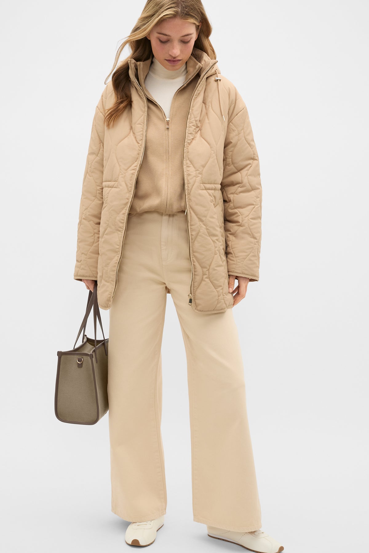 Quilted Drawcord Jacket