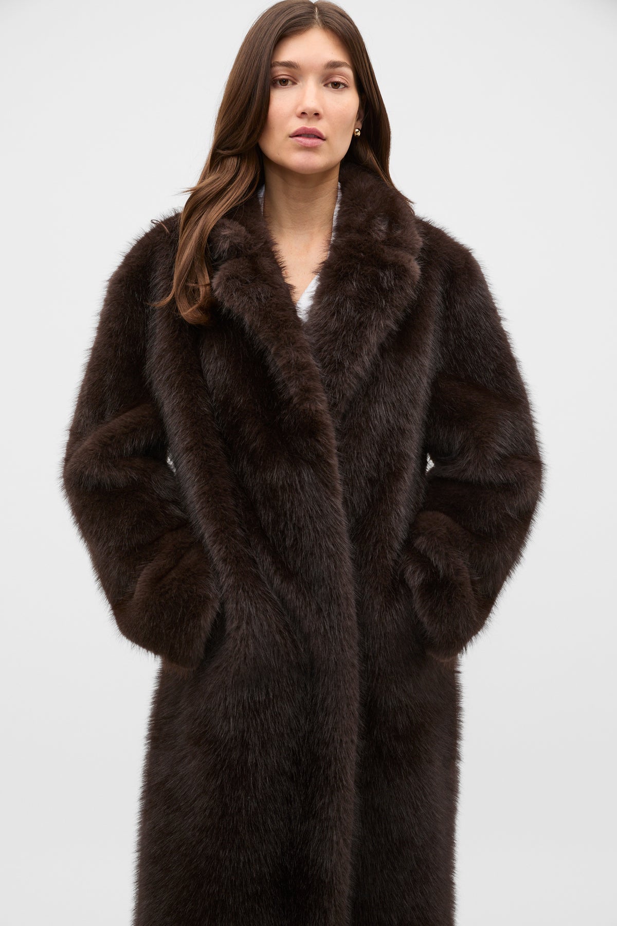 Maxi Faux Fur Coat