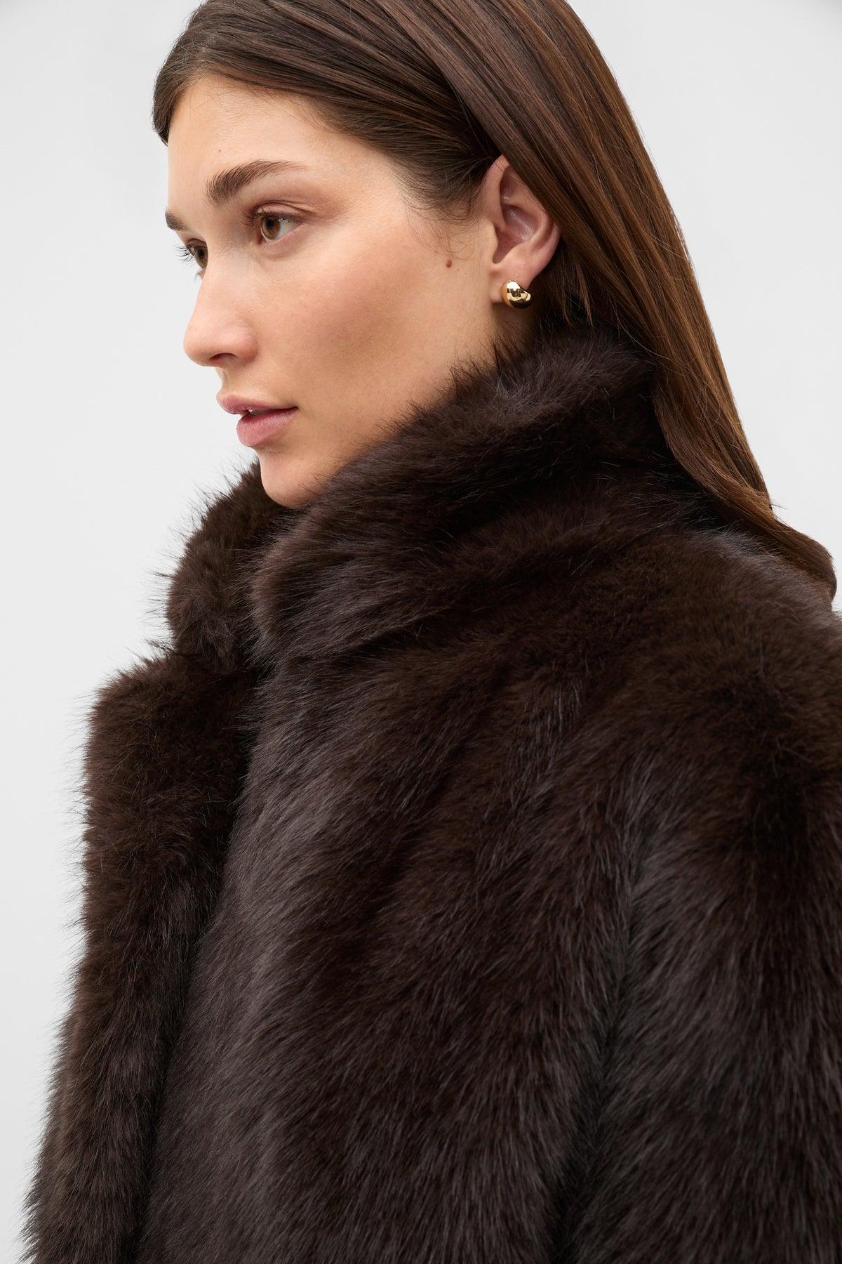 Maxi Faux Fur Coat
