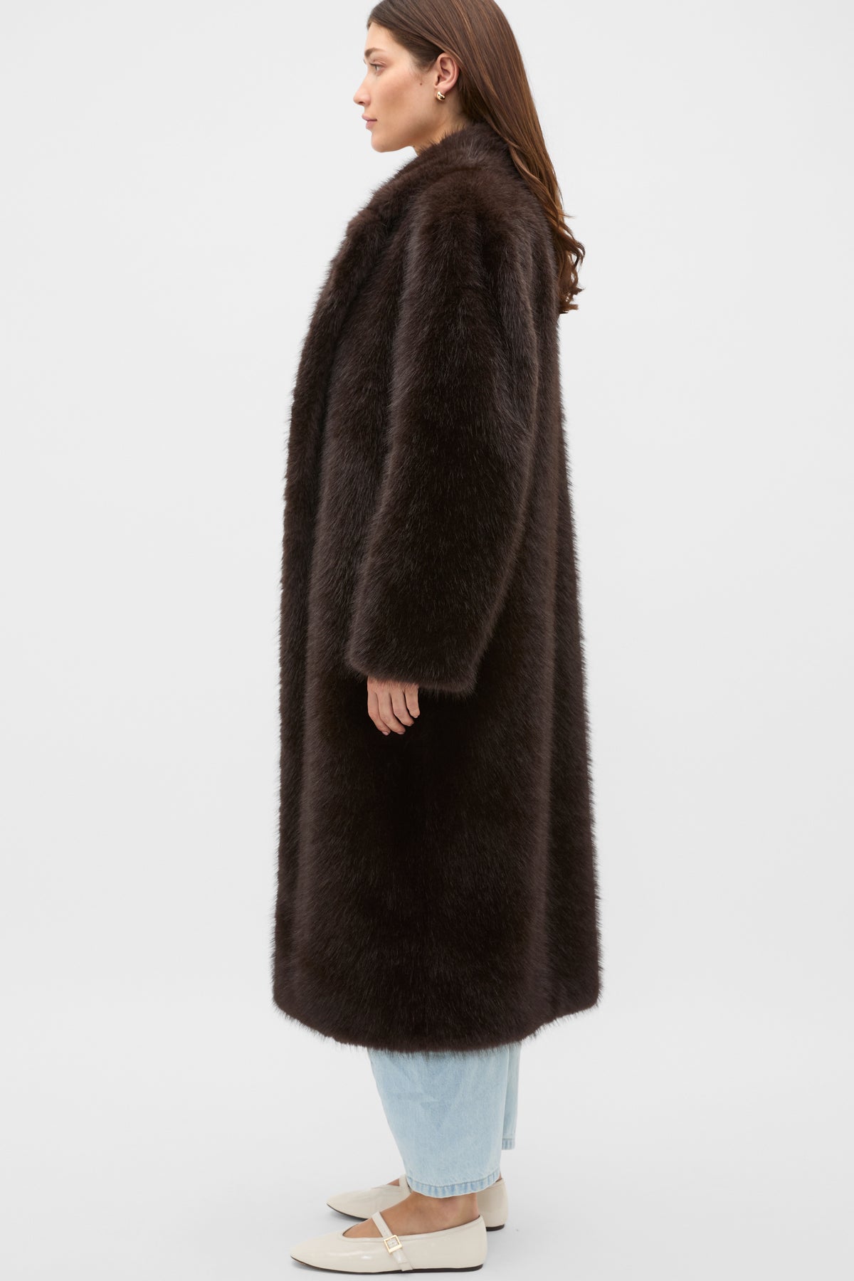 Maxi Faux Fur Coat