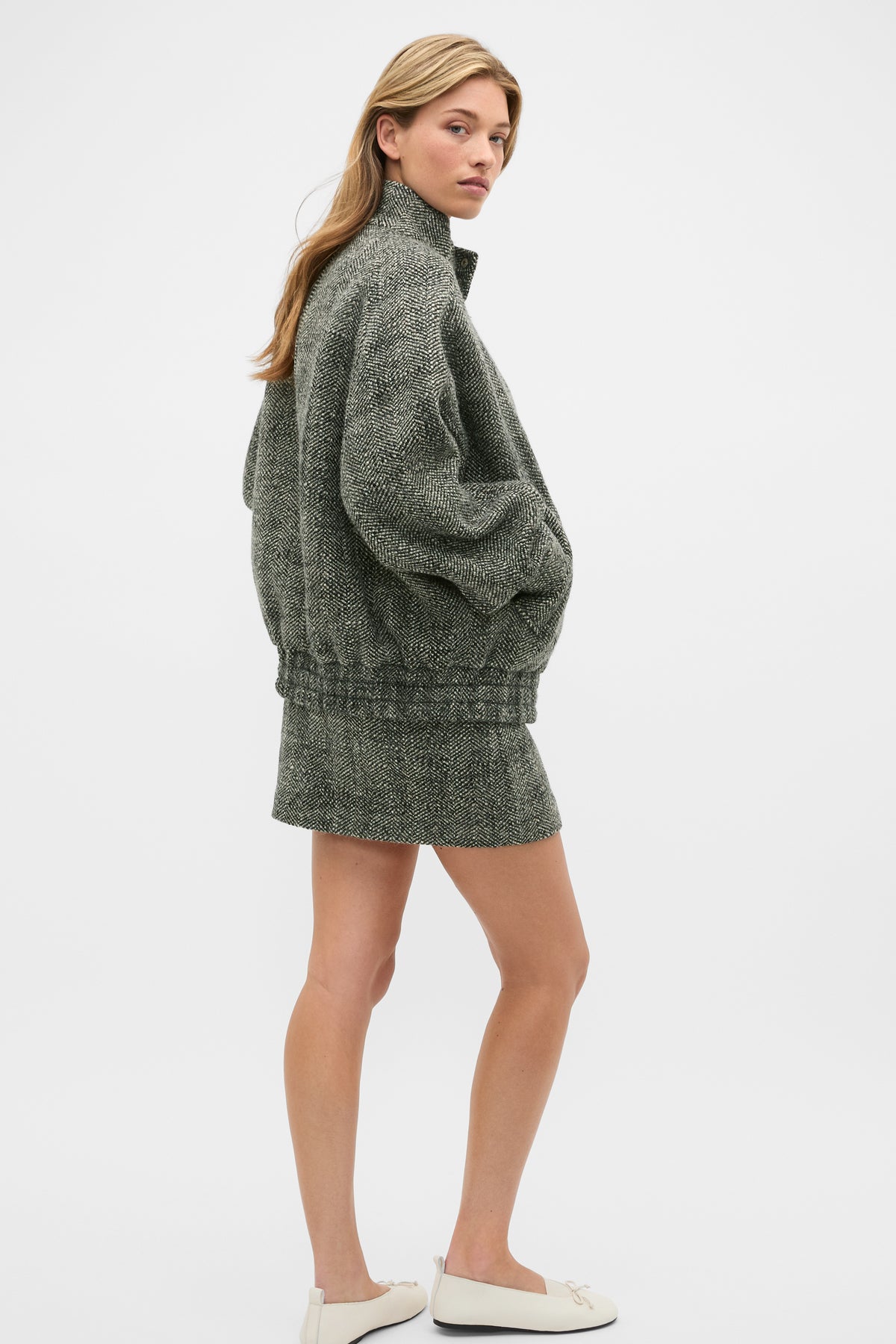 Oversized Textured Jacket