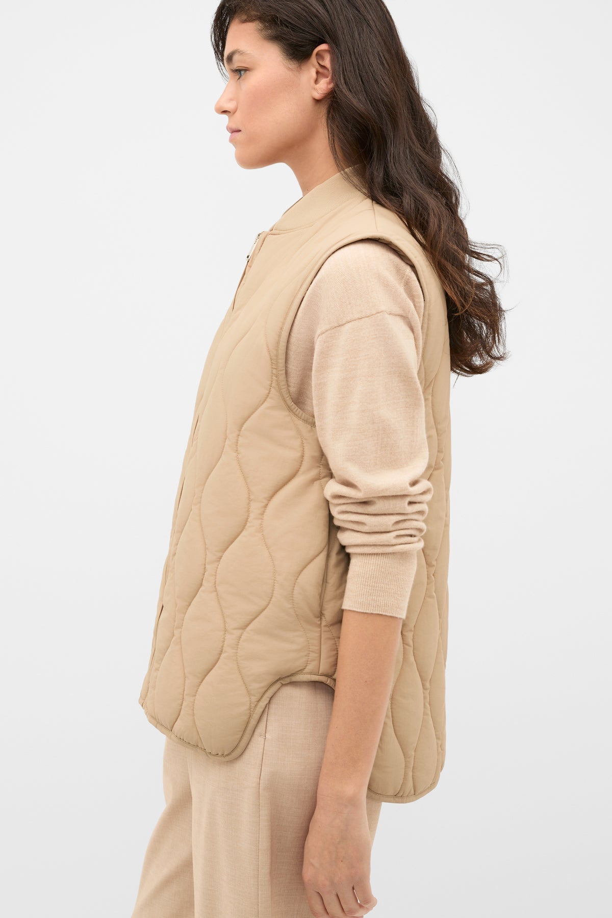 Quilted Boxy Vest