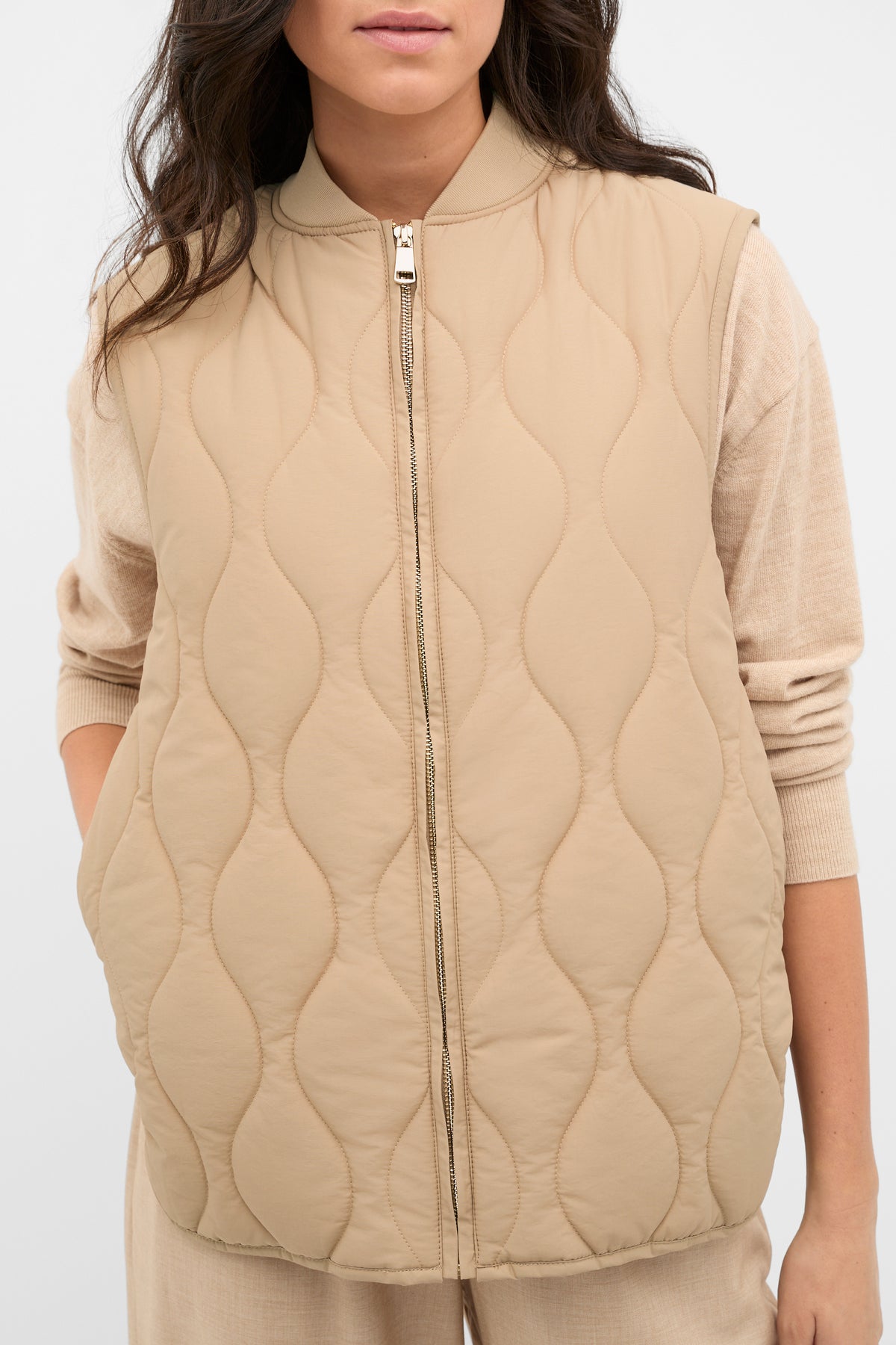 Quilted Boxy Vest