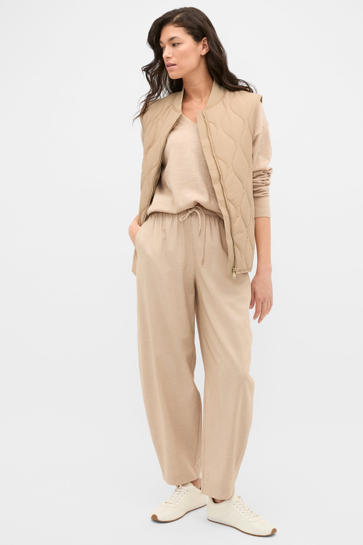 Quilted Boxy Vest