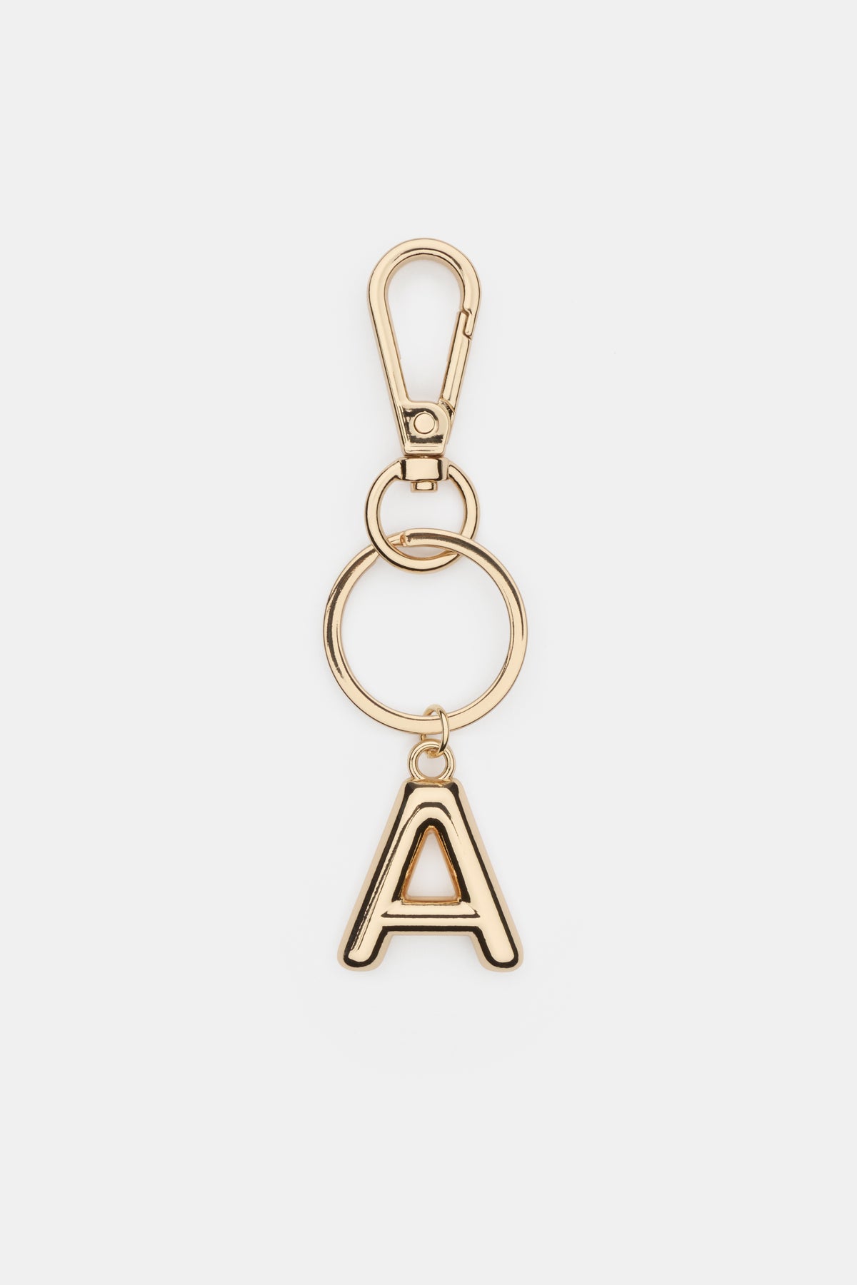 Gold Initial Keyring