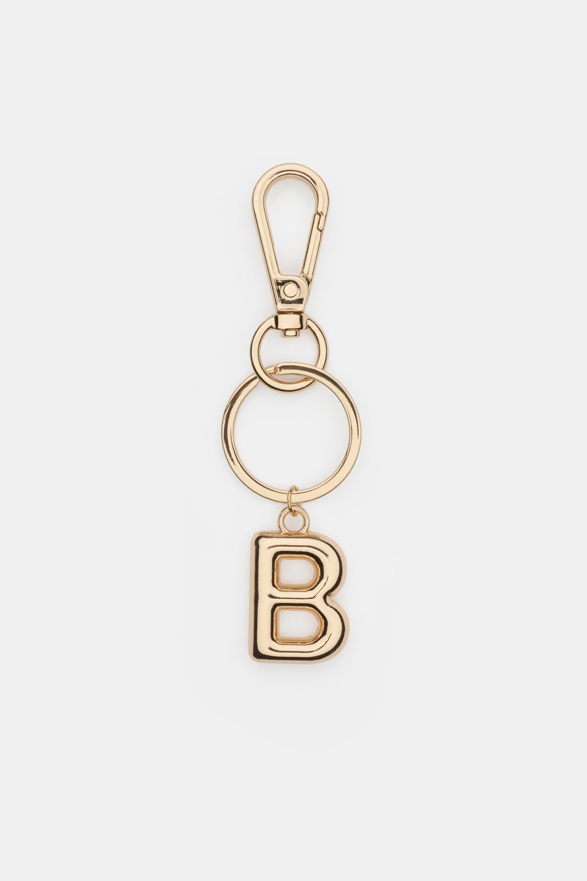 Gold Initial Keyring