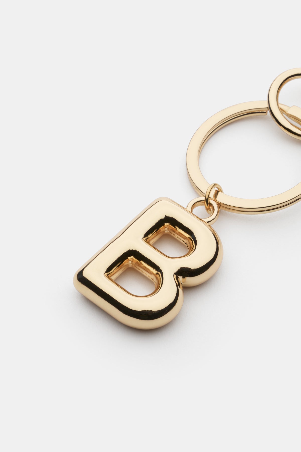 Gold Initial Keyring