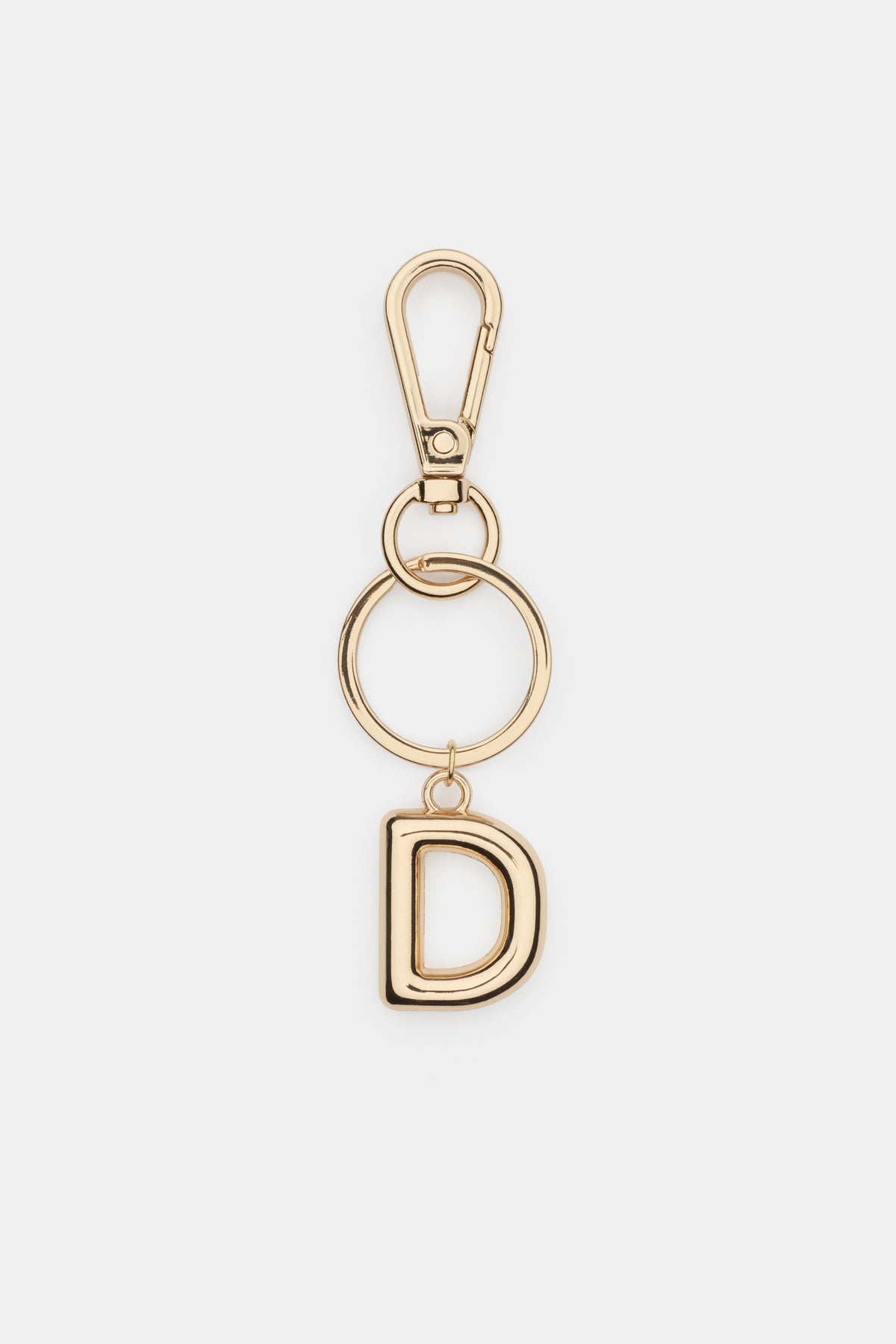 Gold Initial Keyring