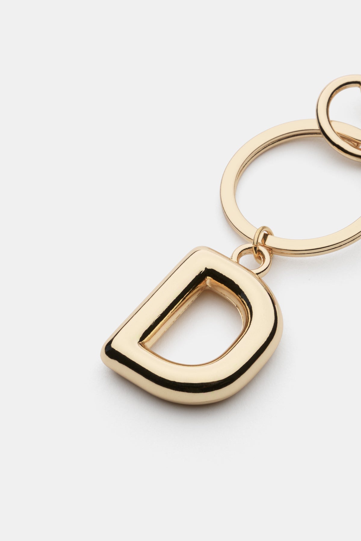 Gold Initial Keyring