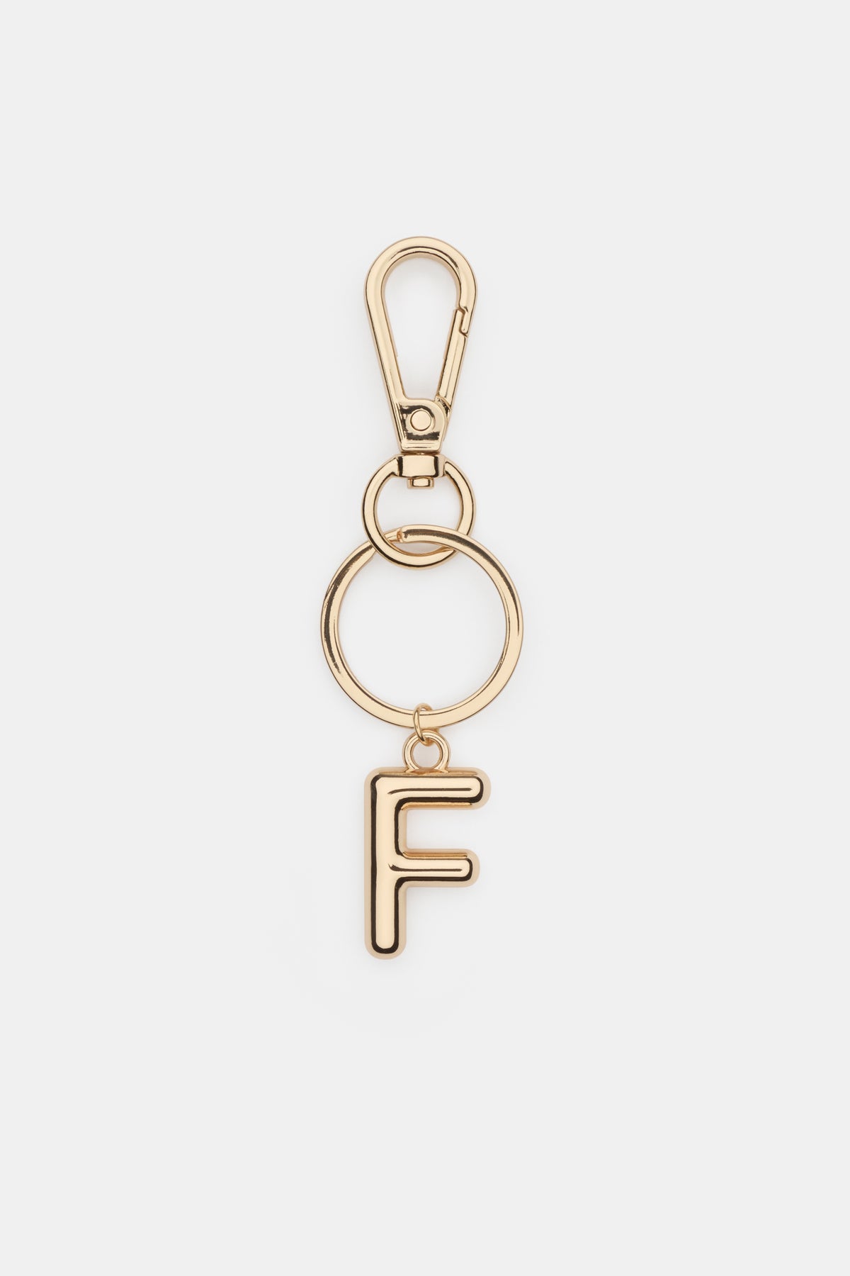 Gold Initial Keyring