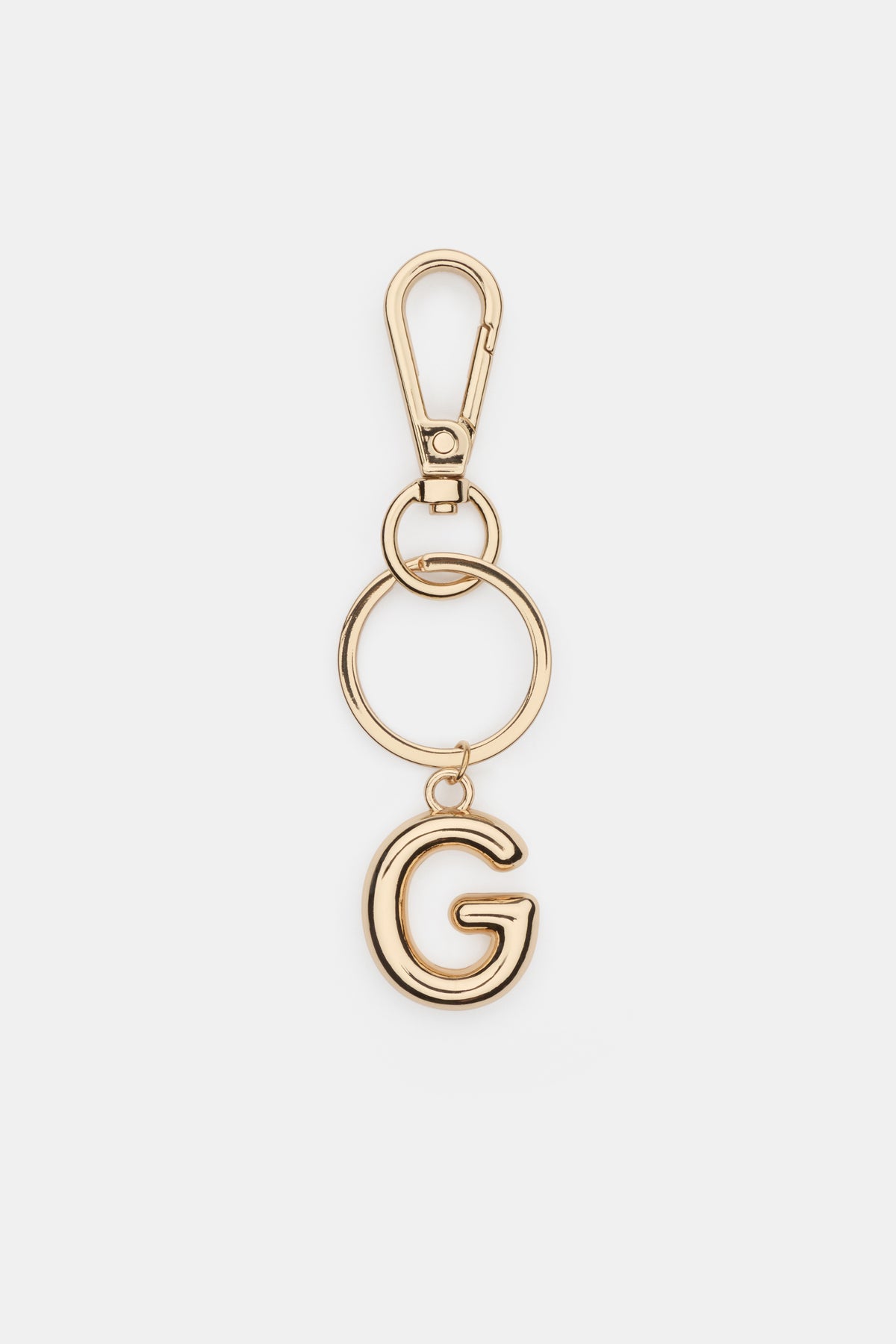 Gold Initial Keyring