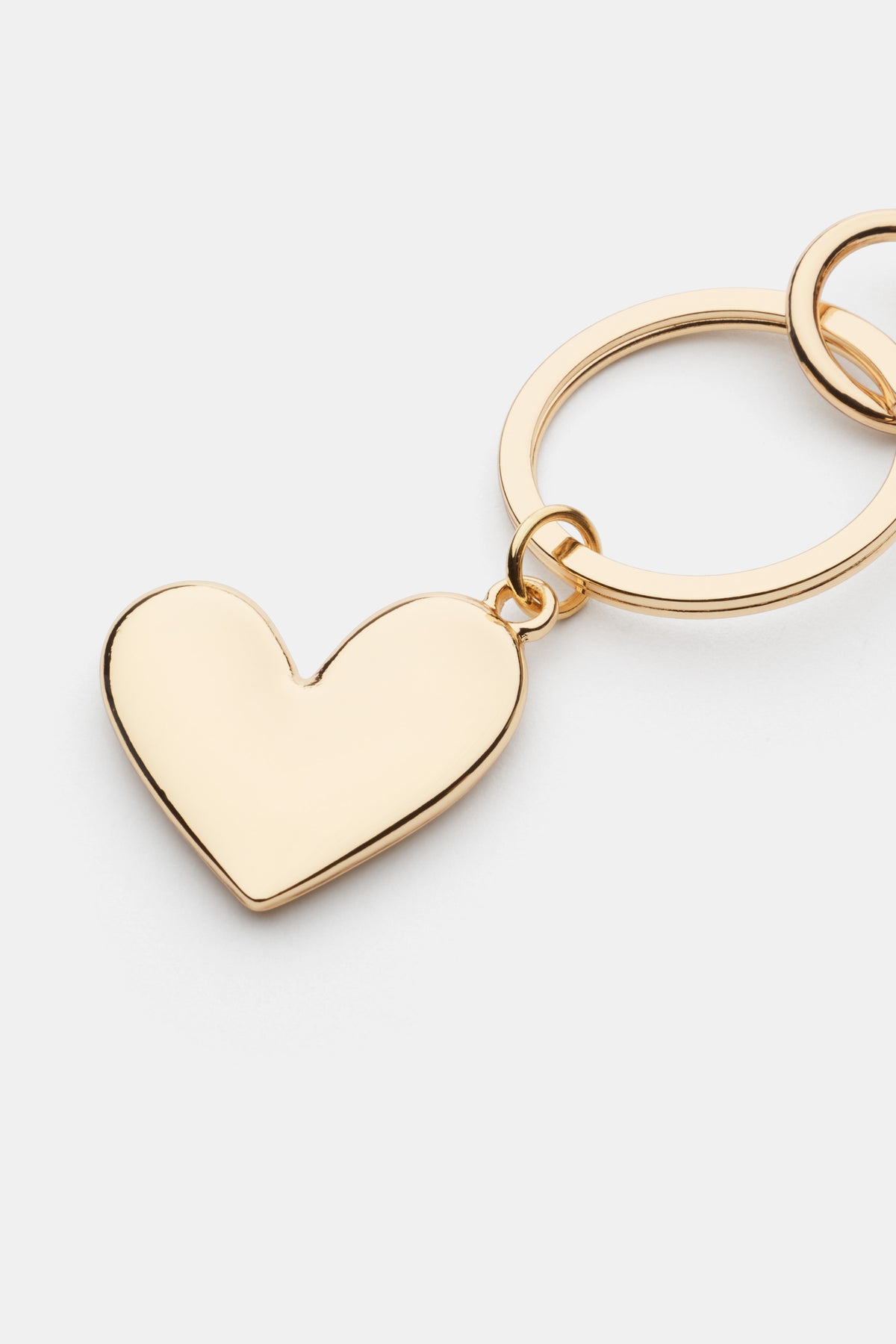 Gold Initial Keyring