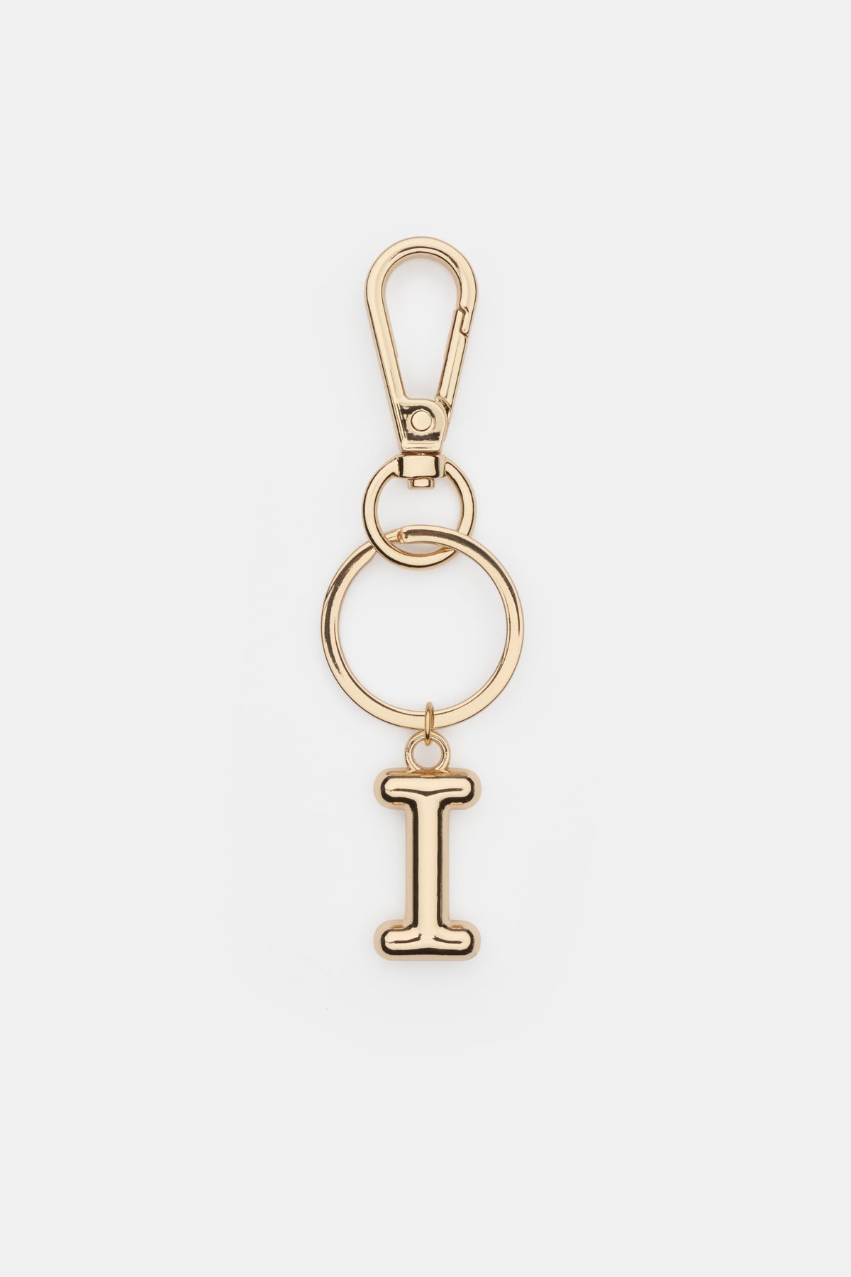 Gold Initial Keyring