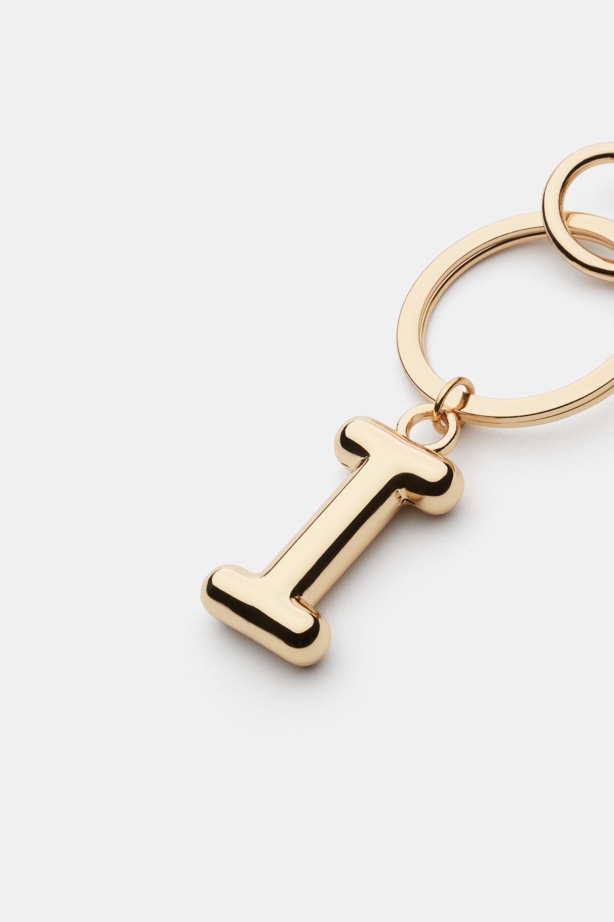 Gold Initial Keyring