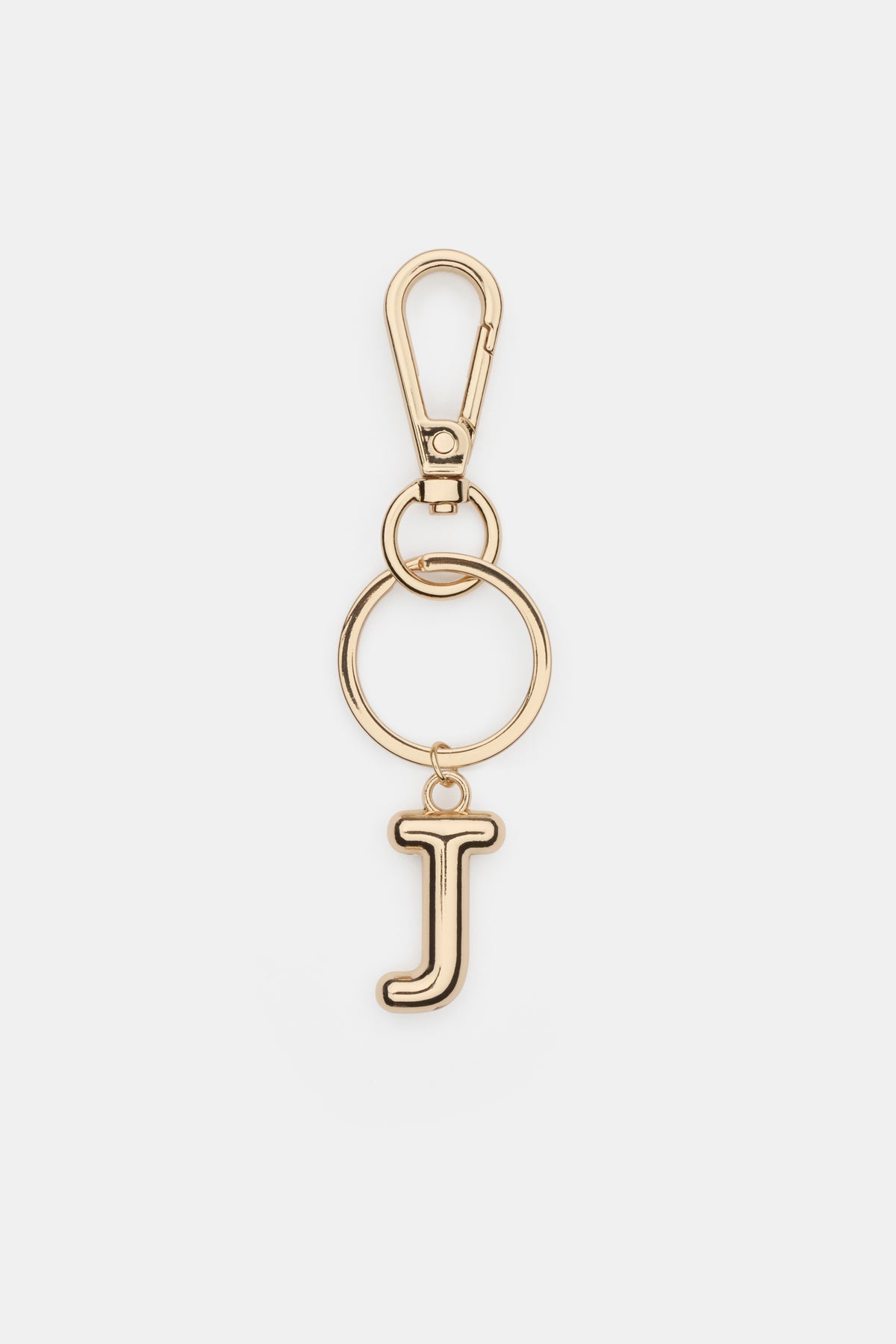 Gold Initial Keyring
