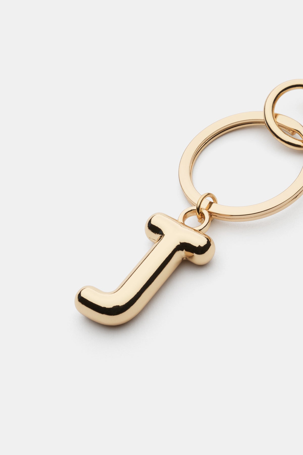 Gold Initial Keyring