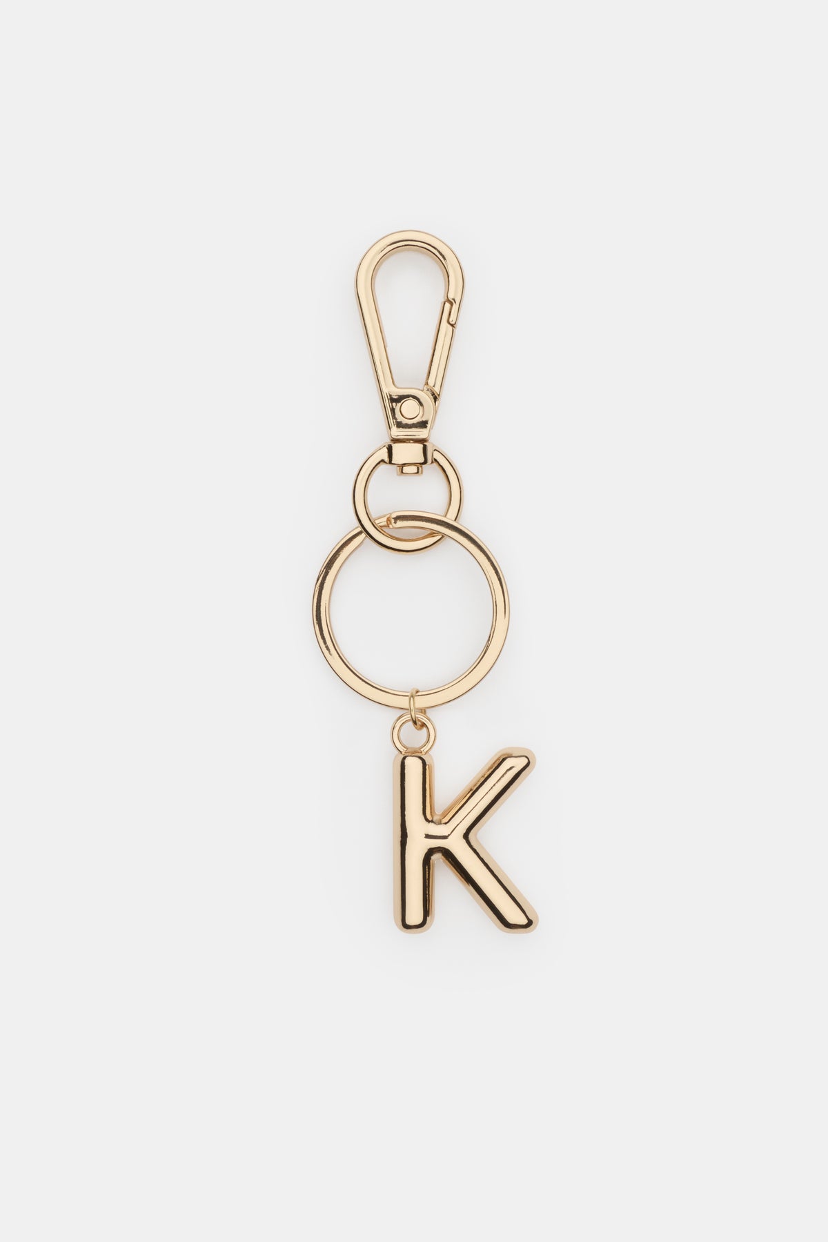 Gold Initial Keyring