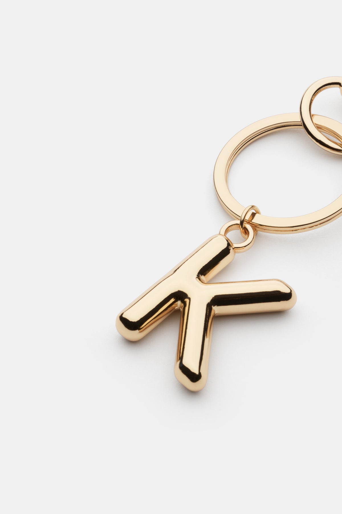 Gold Initial Keyring