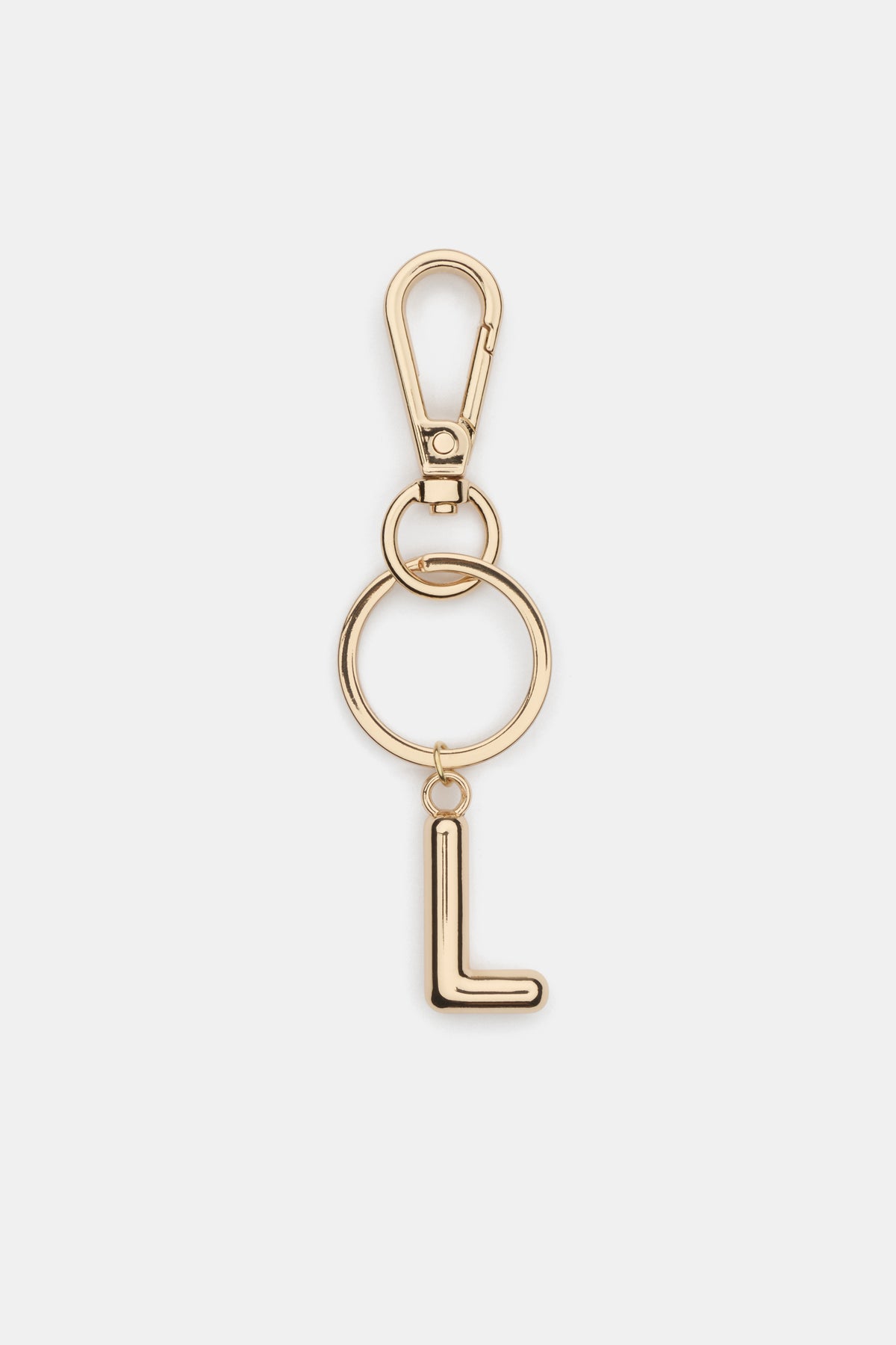 Gold Initial Keyring