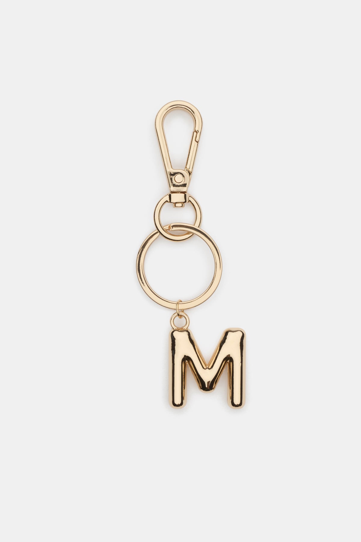 Gold Initial Keyring