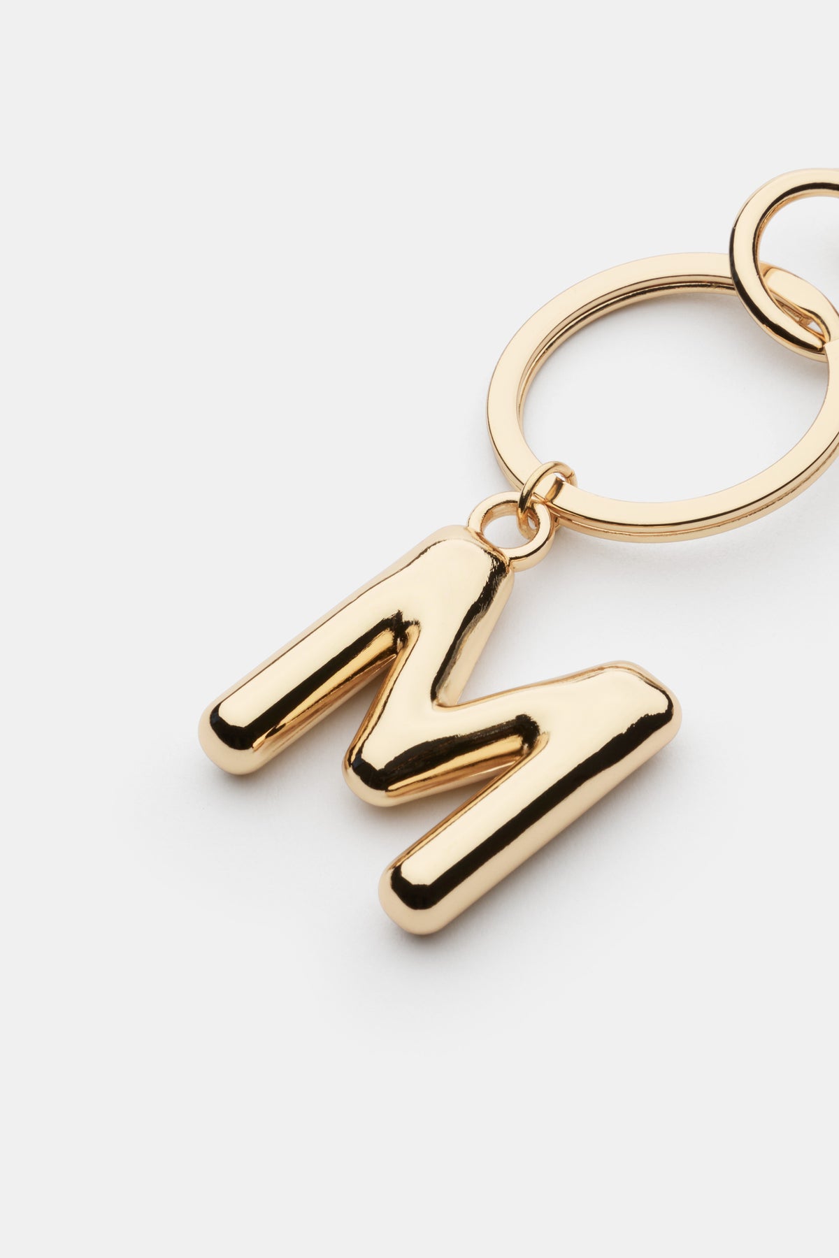 Gold Initial Keyring