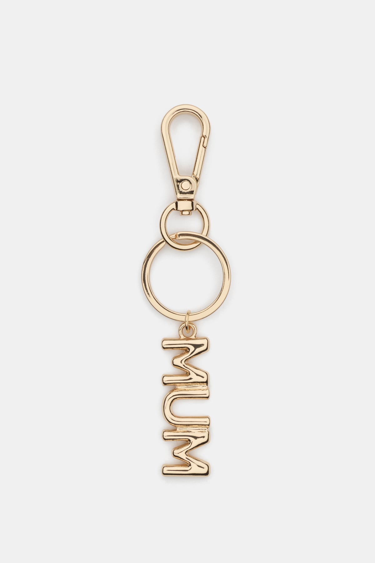Gold Initial Keyring